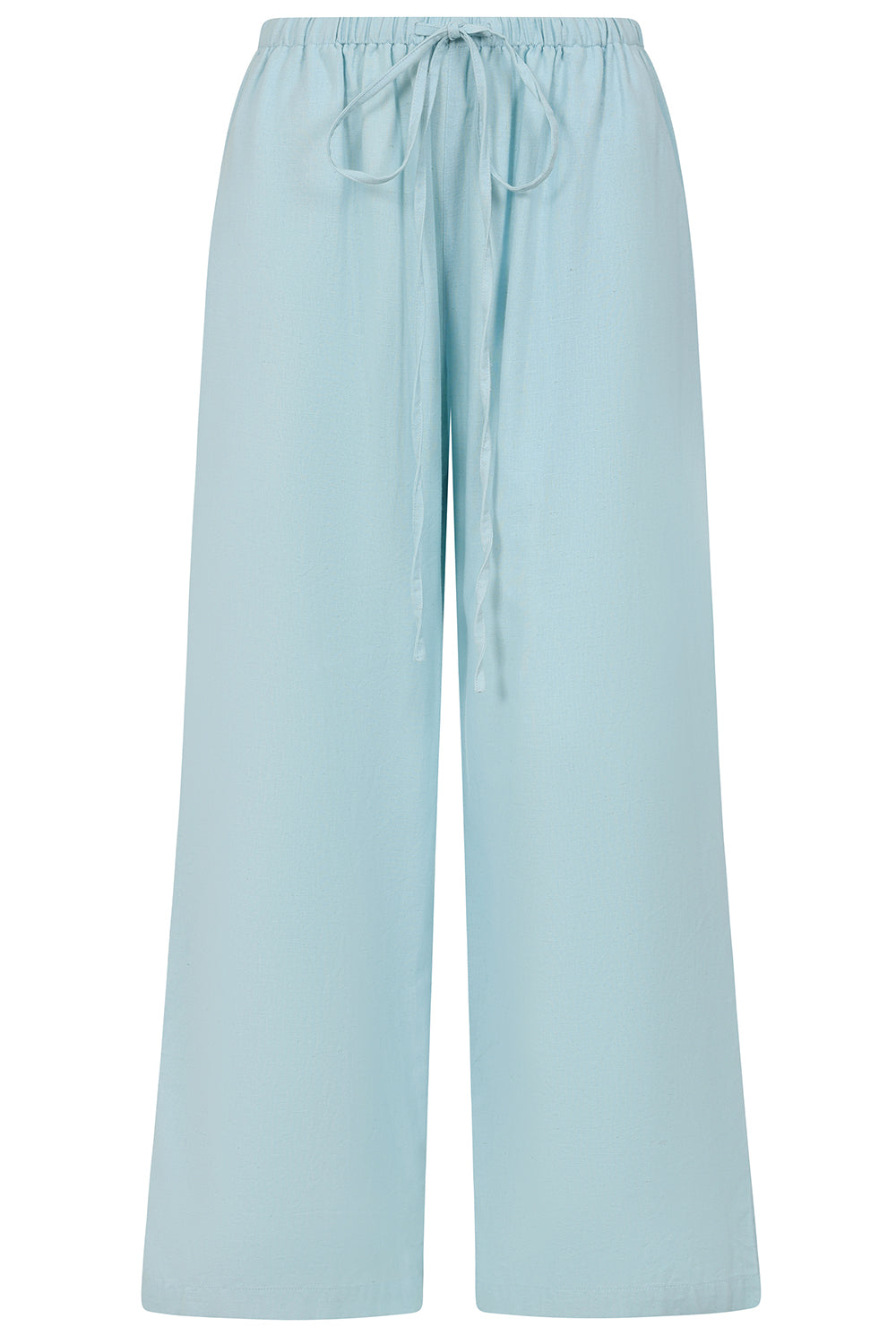 Rose Chalk Blue Wide Leg Pants - S316