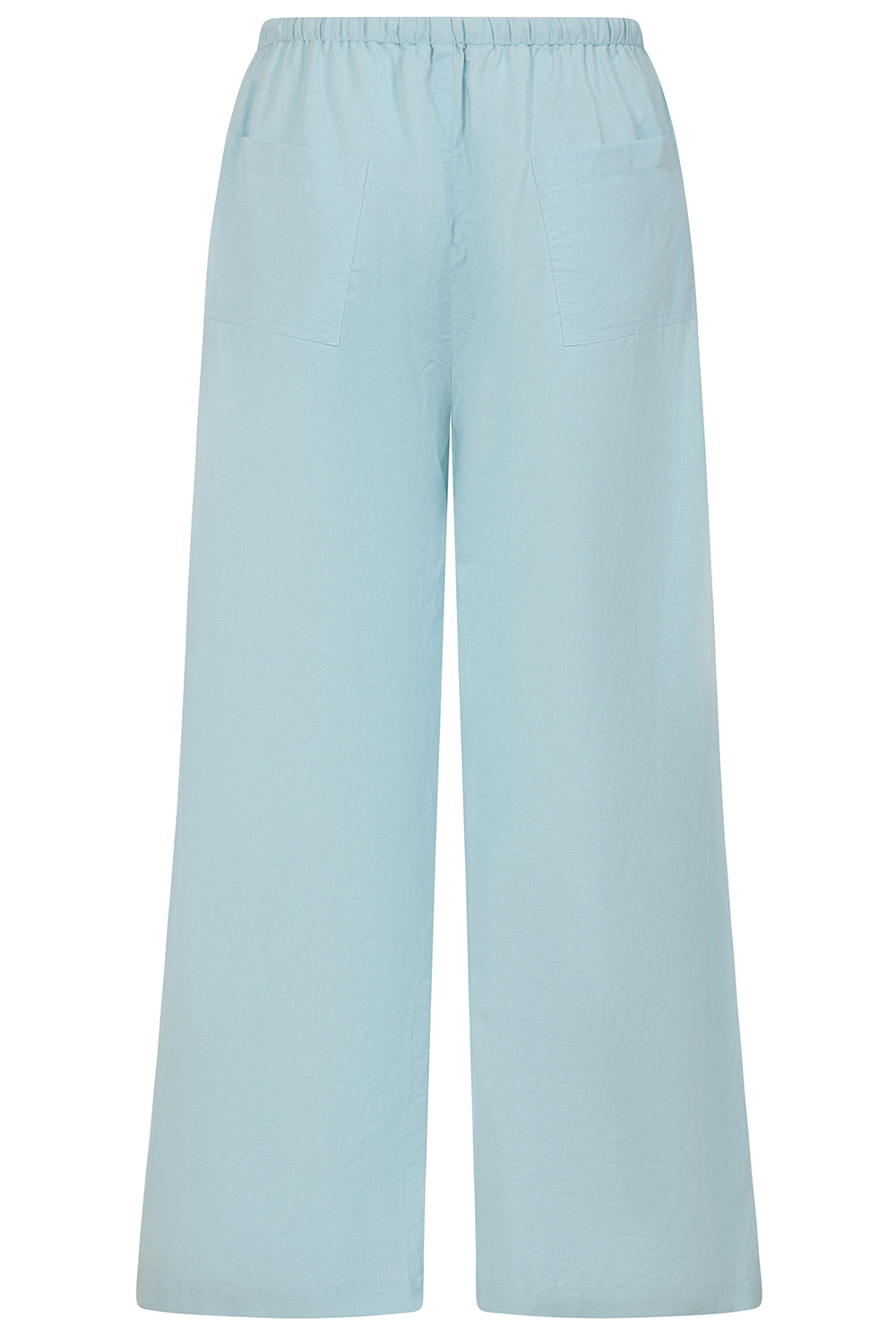 Rose Chalk Blue Wide Leg Pants - S316