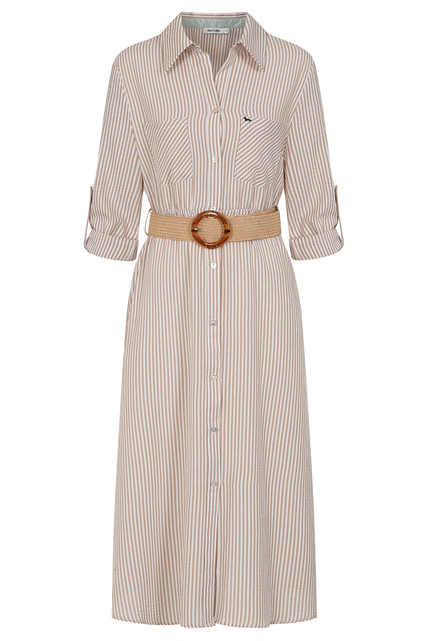 Pebble/Wild Oat Amara Dress - S164