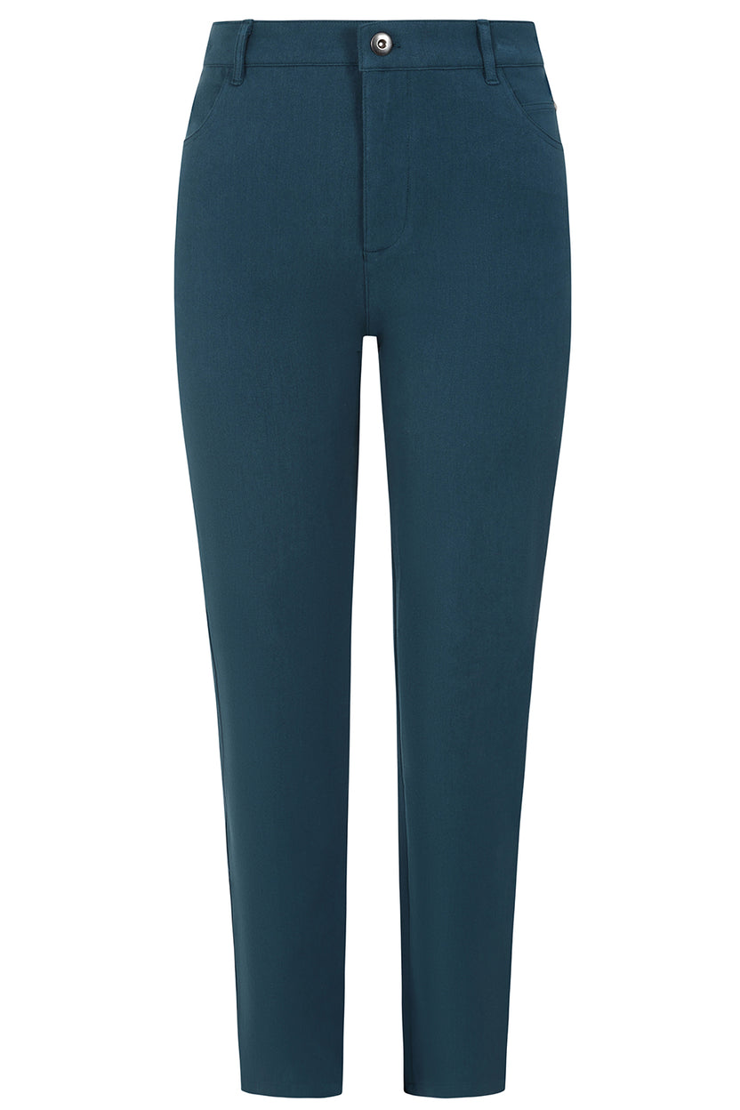 Rich Navy Slim High Rise Jeans - S278