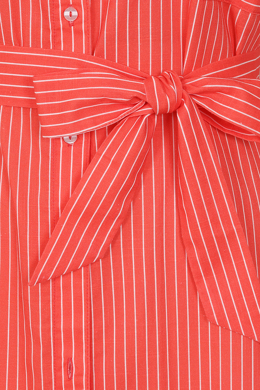 Rochelle Fiesta/White Stripe Dress - S618