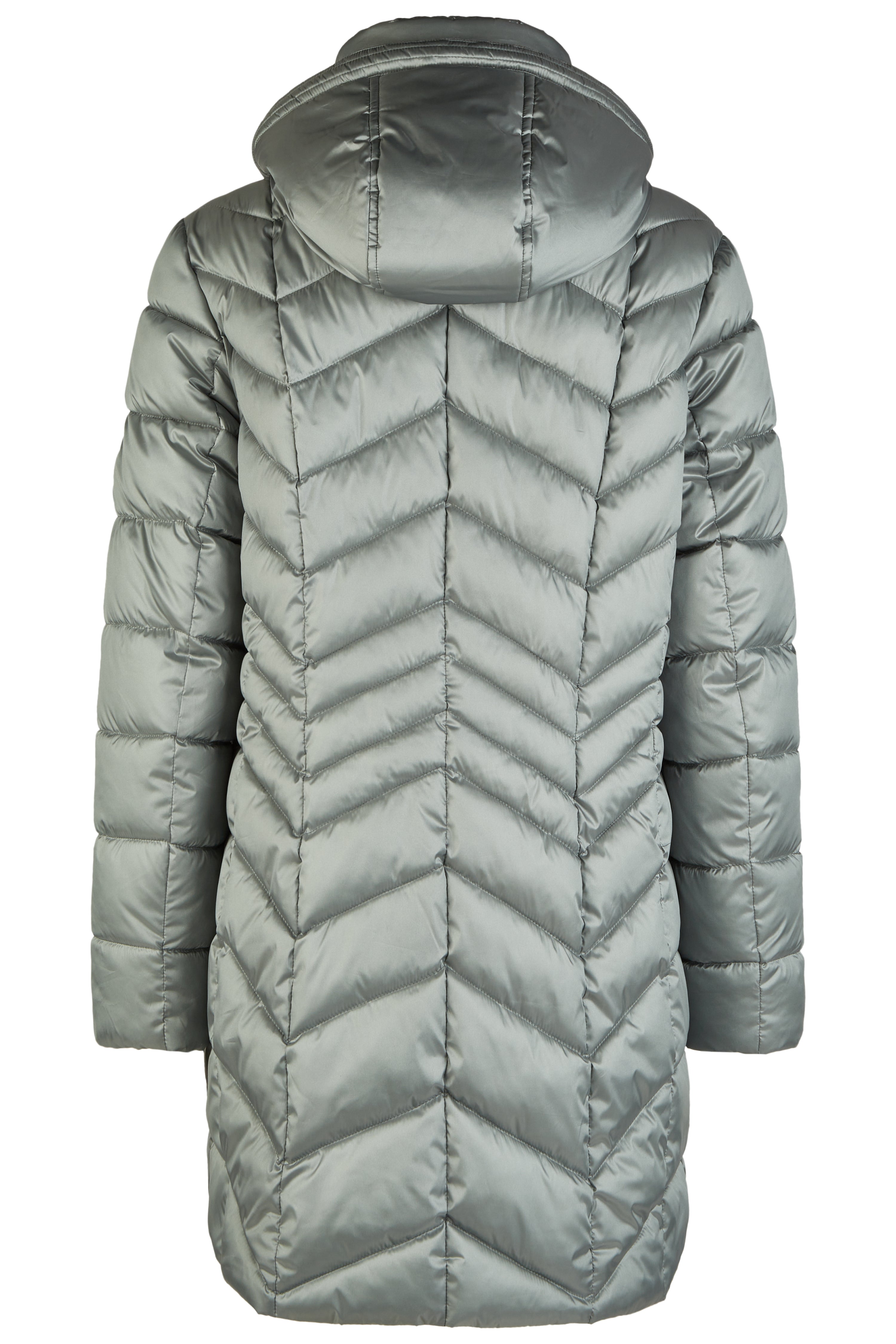 Sage Hooded Padded Coat 1046