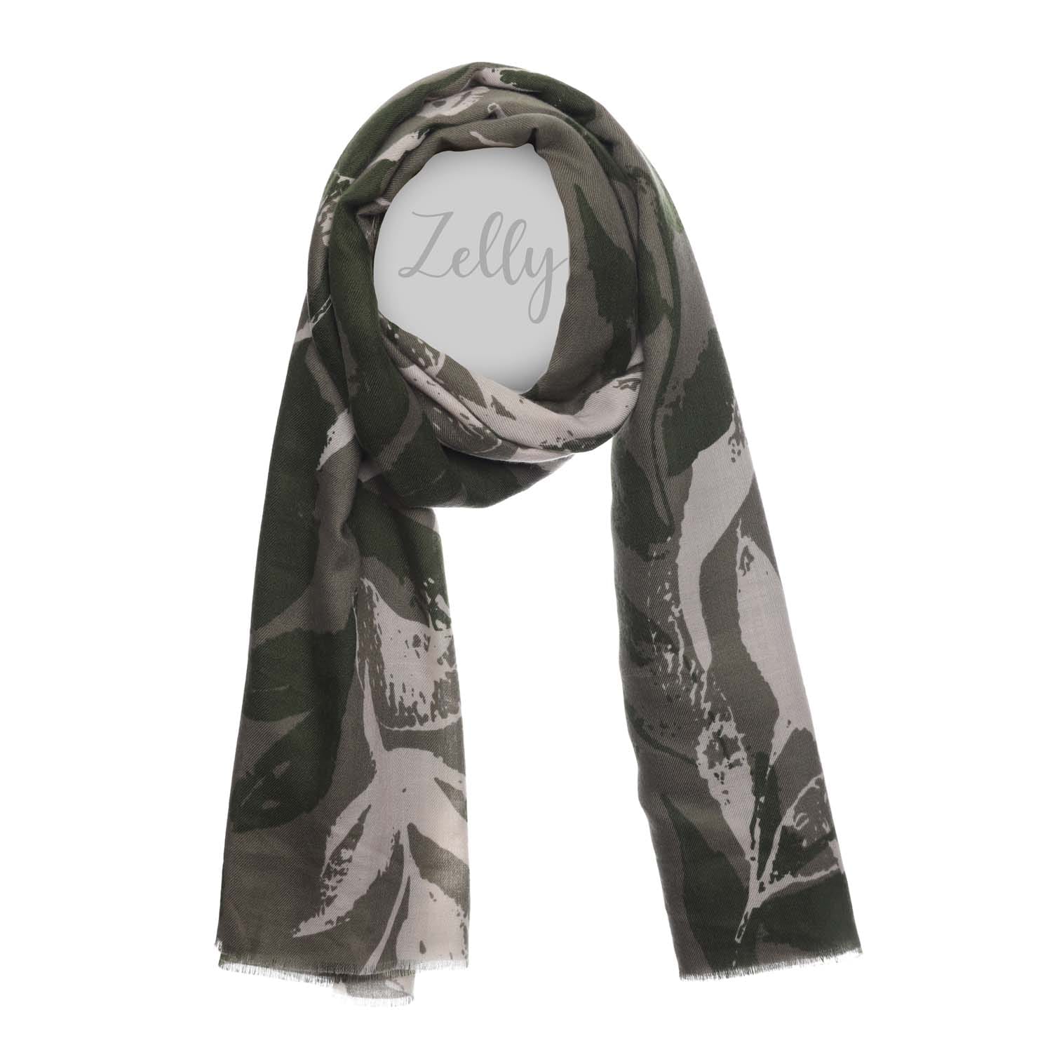 Green Leaves Scarf - 1062108