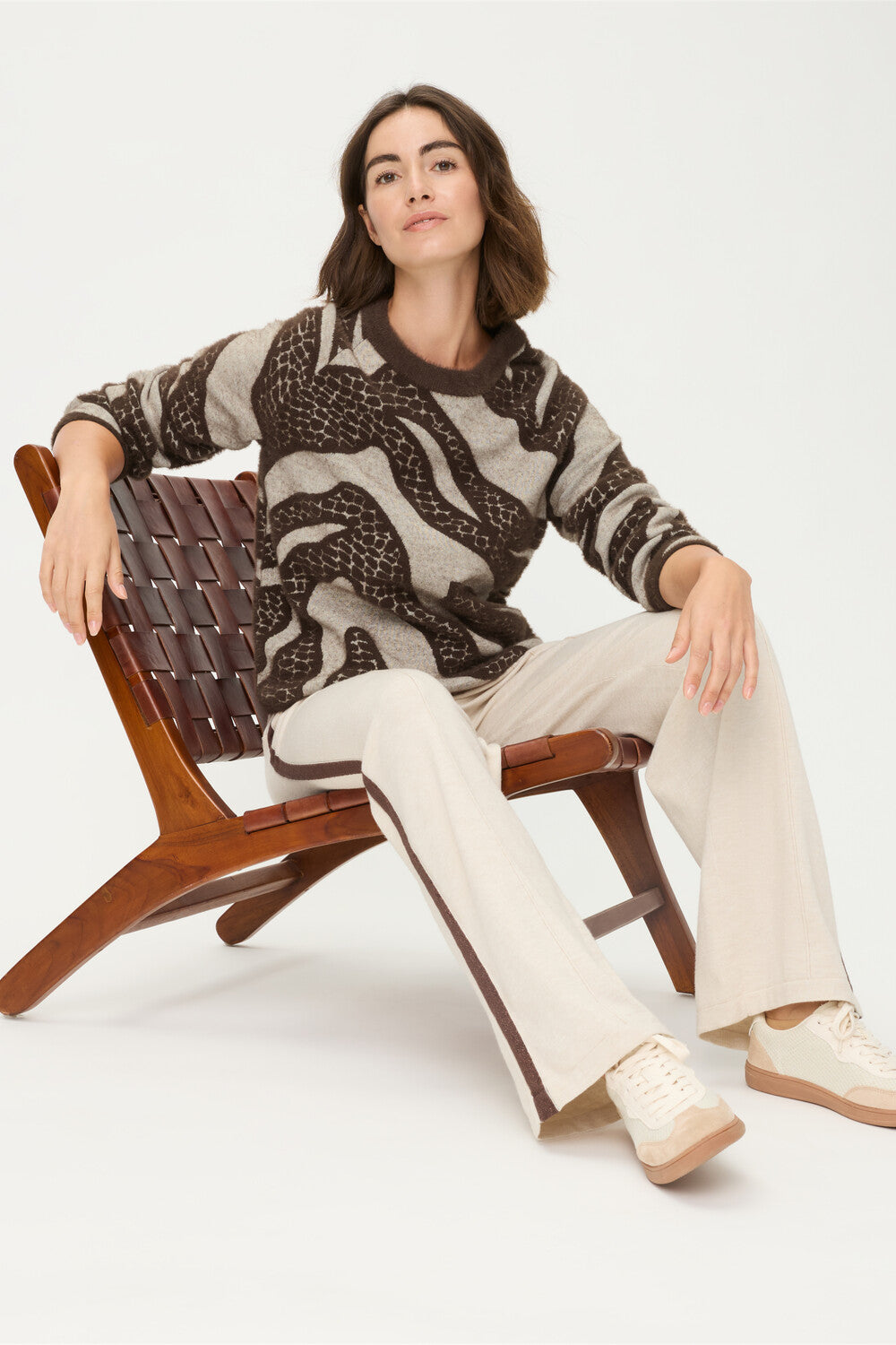 Chocolate Pattern Sweater - 11004720