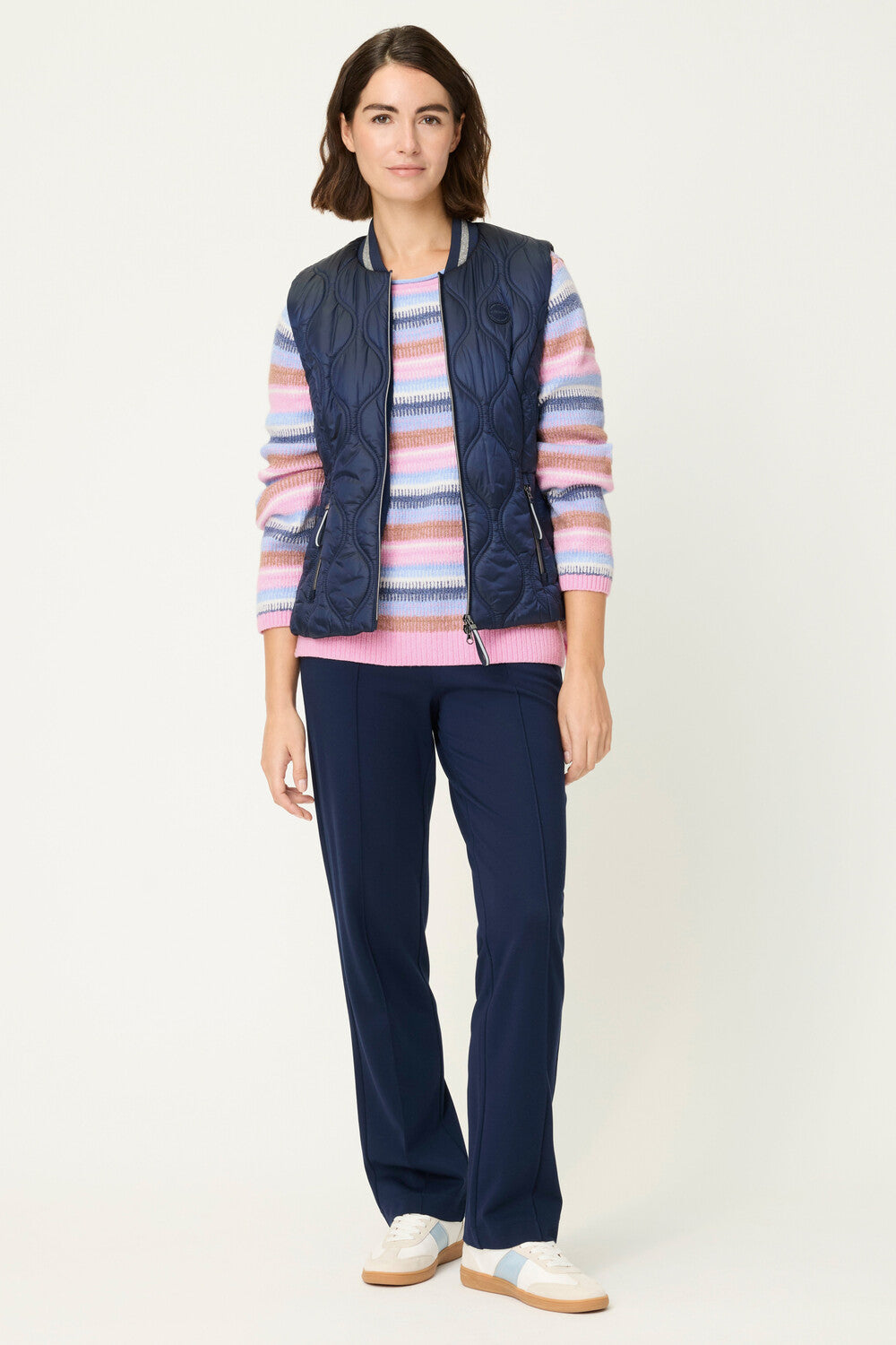 Cloud Blue Stripe Sweater - 11004794