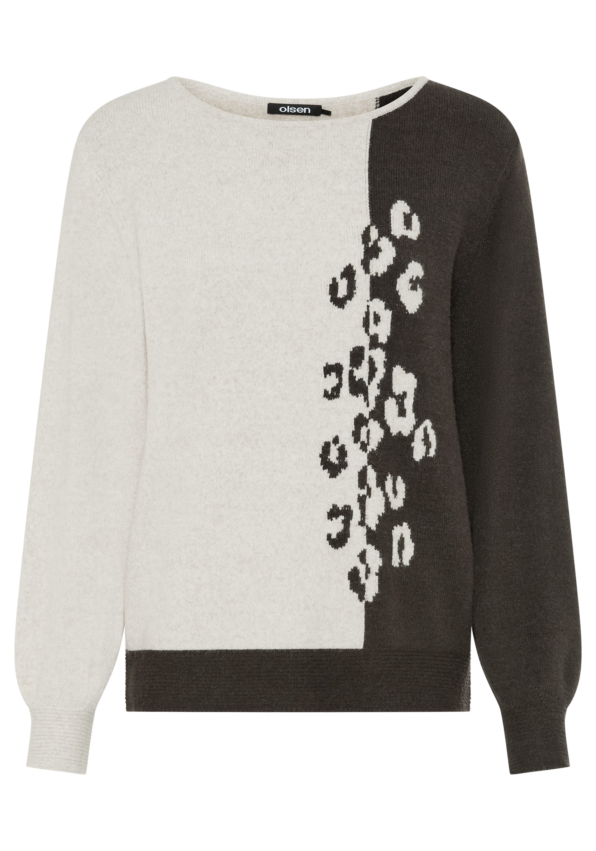 Almond Beige Melange Pullover - 11004881