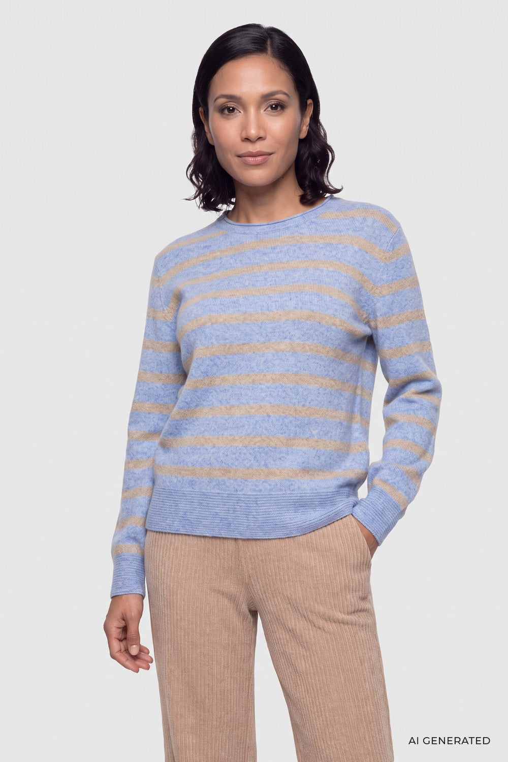 River Blue Stripe Sweater - 11004909