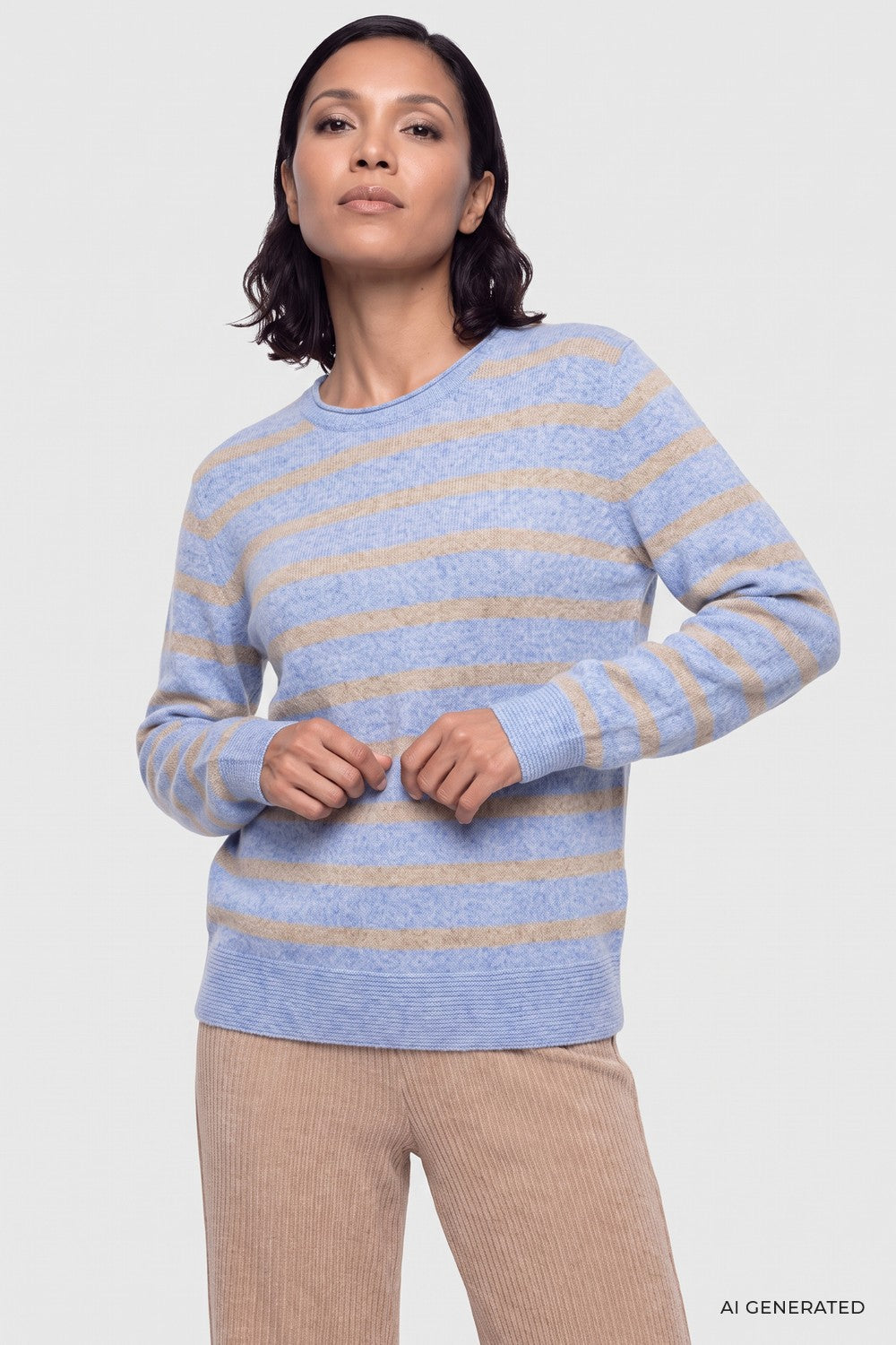 River Blue Stripe Sweater - 11004909