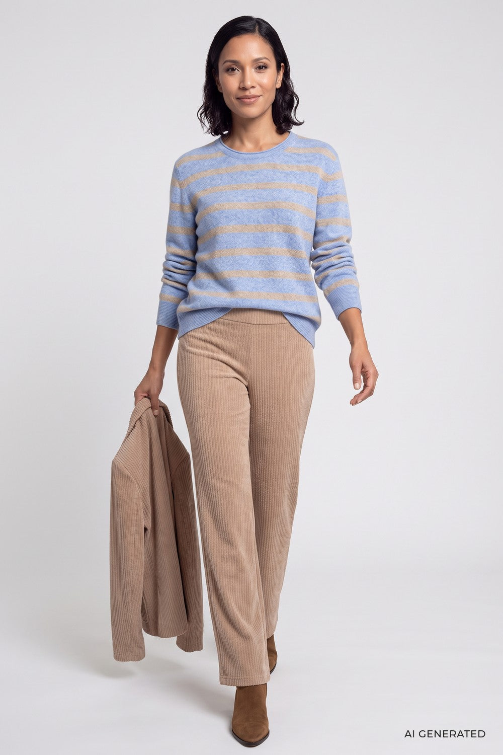 River Blue Stripe Sweater - 11004909