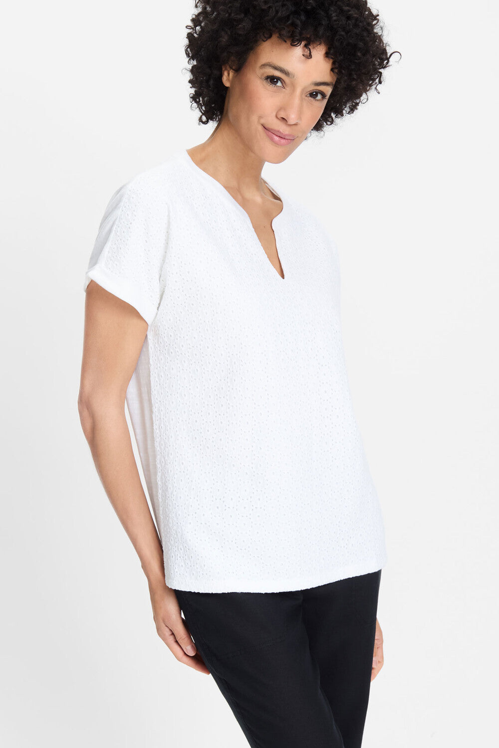 S/Sleeve White T-Shirt - 11105076