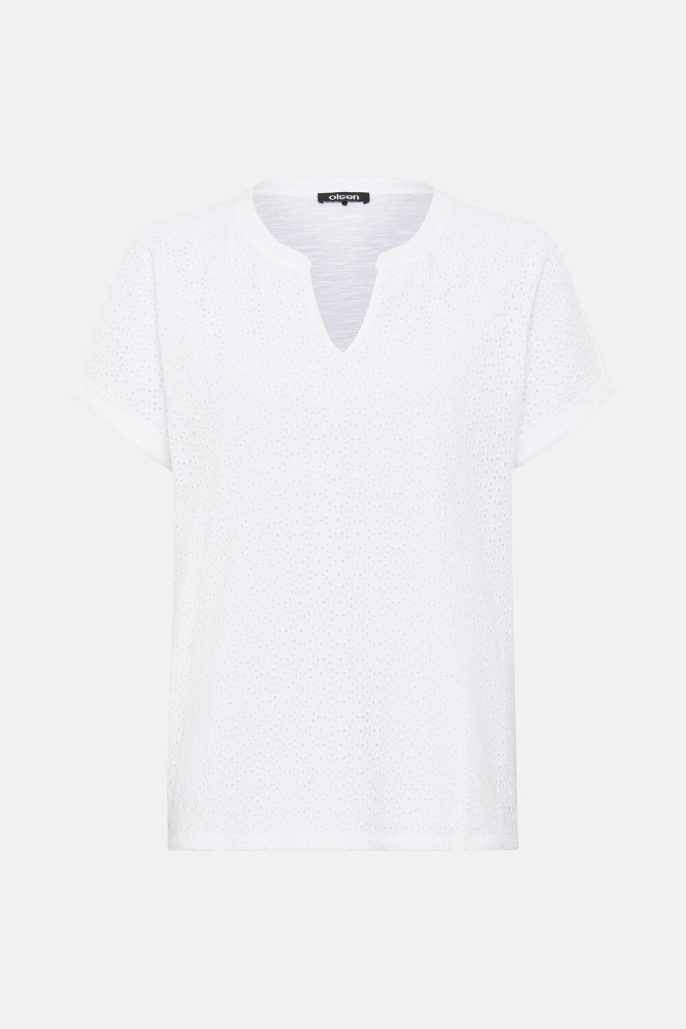 S/Sleeve White T-Shirt - 11105076
