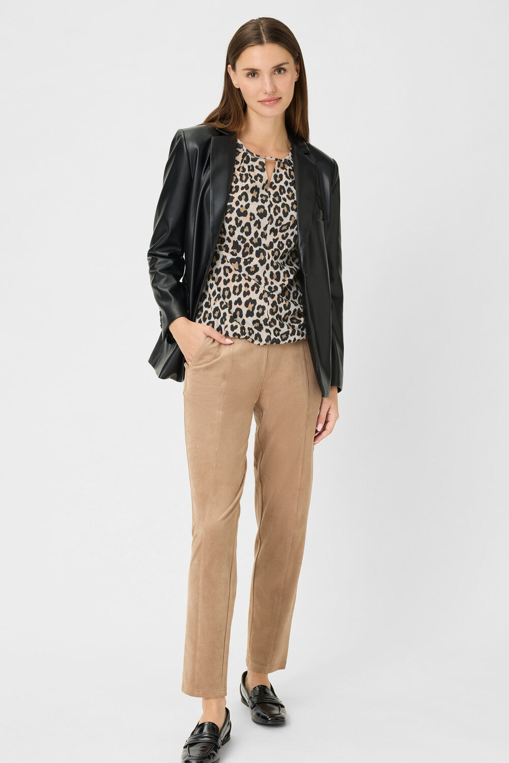 Warm Biscuit Print Top - 11105230