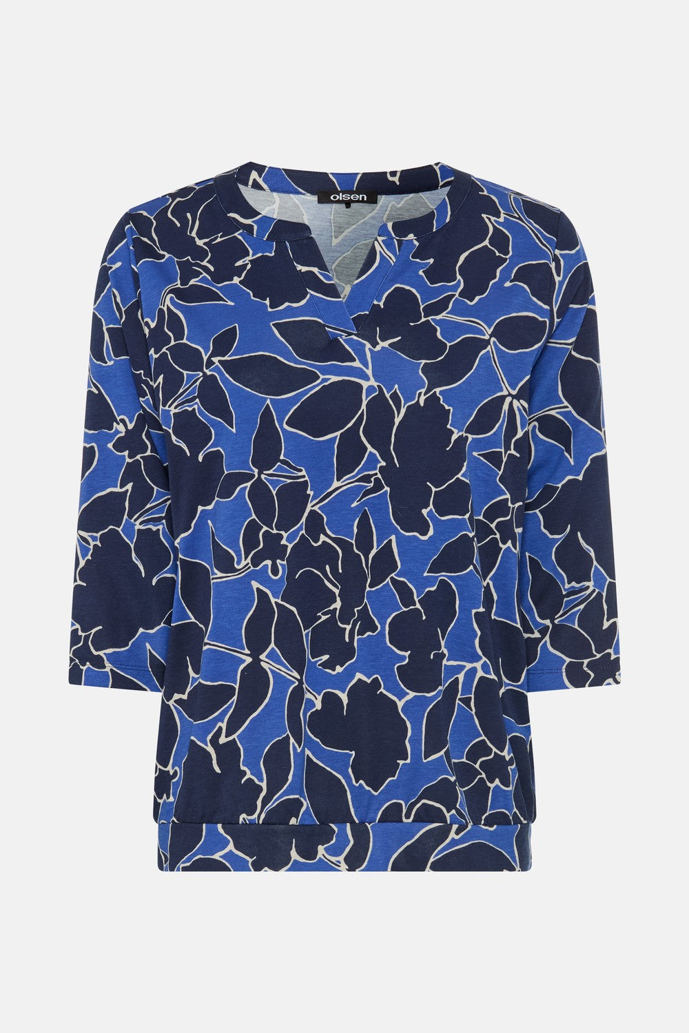 Cobalt Blue Pattern Top - 11105491