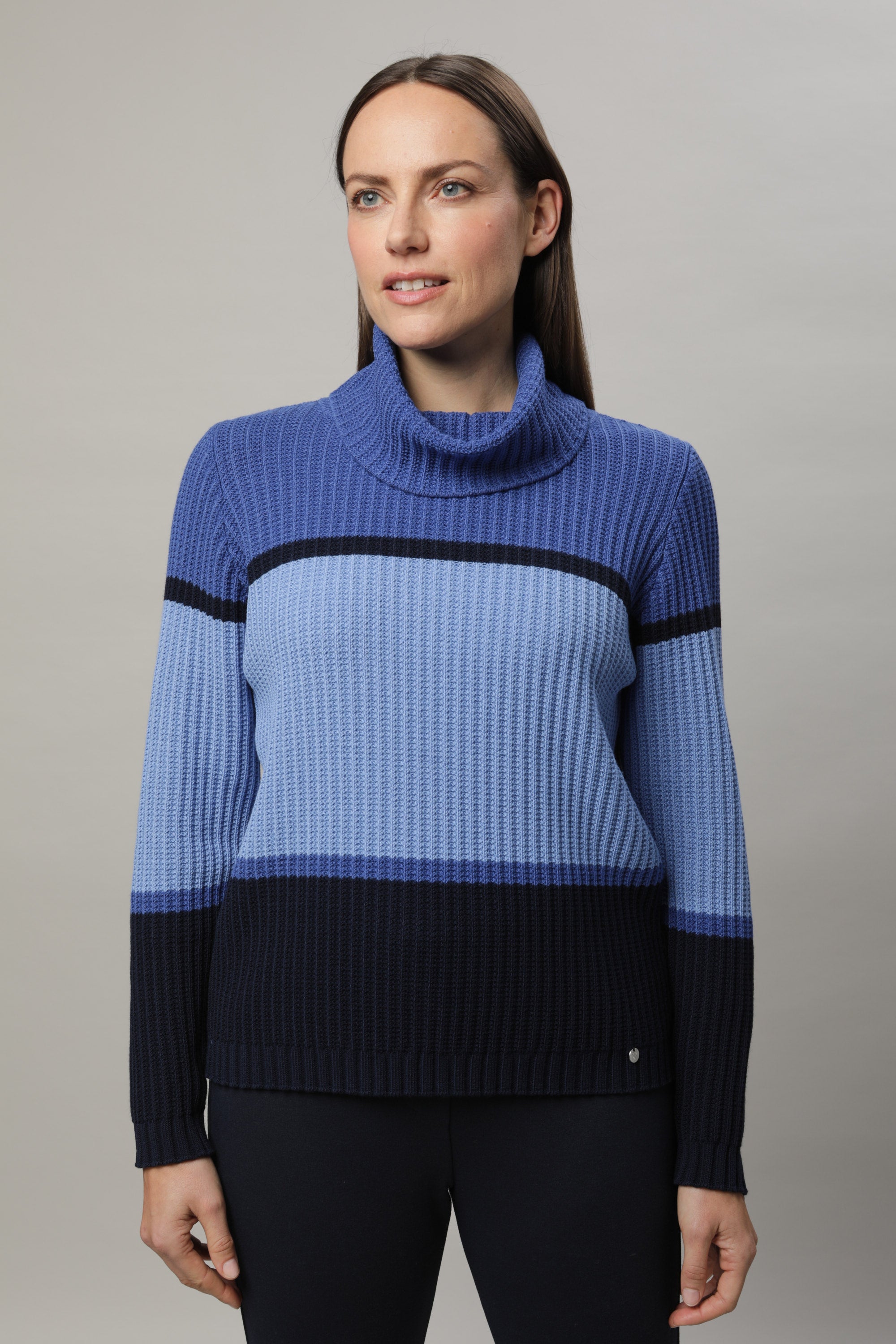 Delft Block Stripe Sweater - 11105