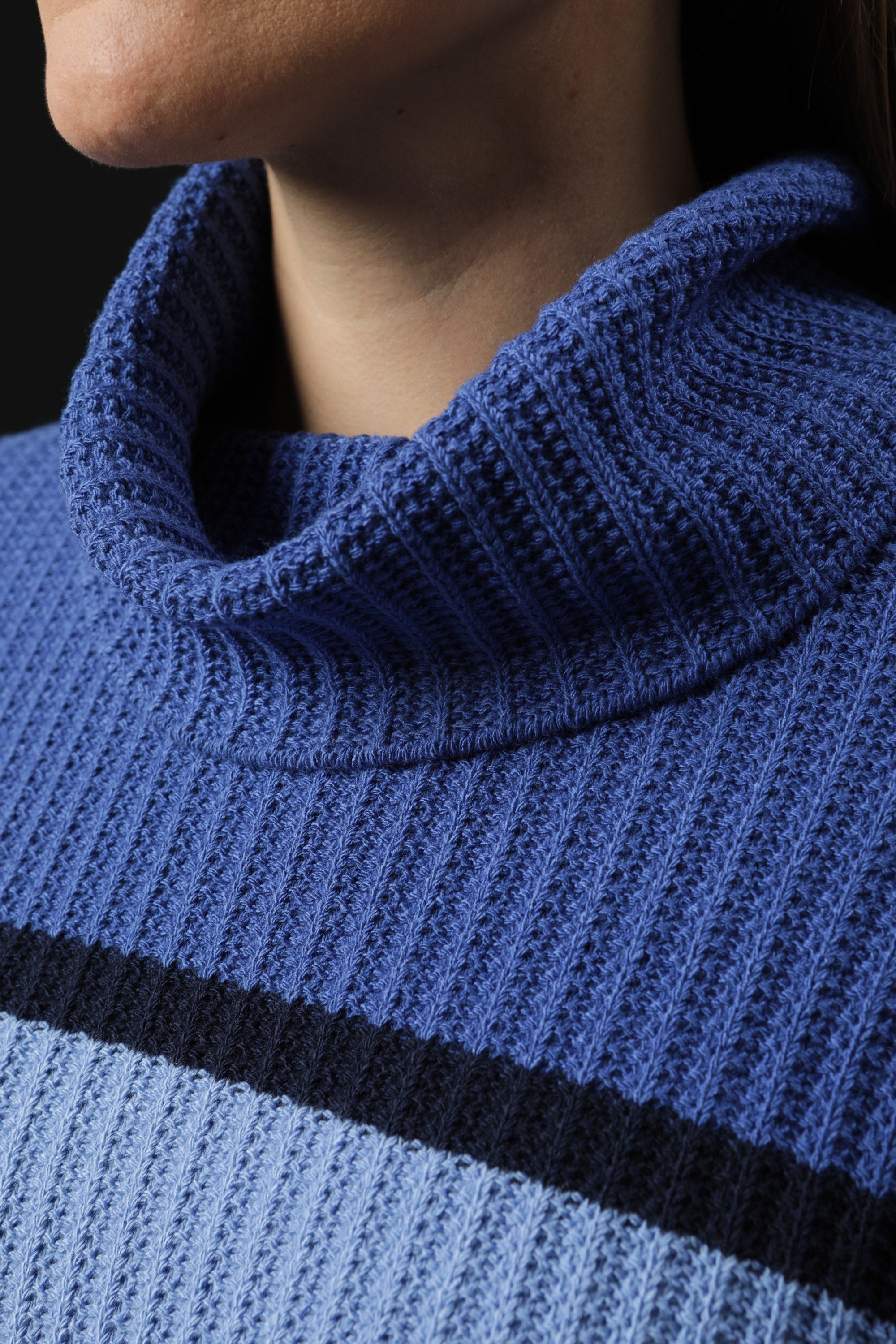 Delft Block Stripe Sweater - 11105