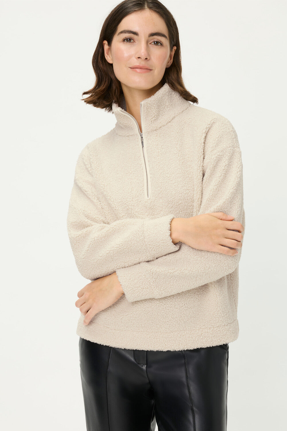 Almond Beige Sweatshirt - 11201677