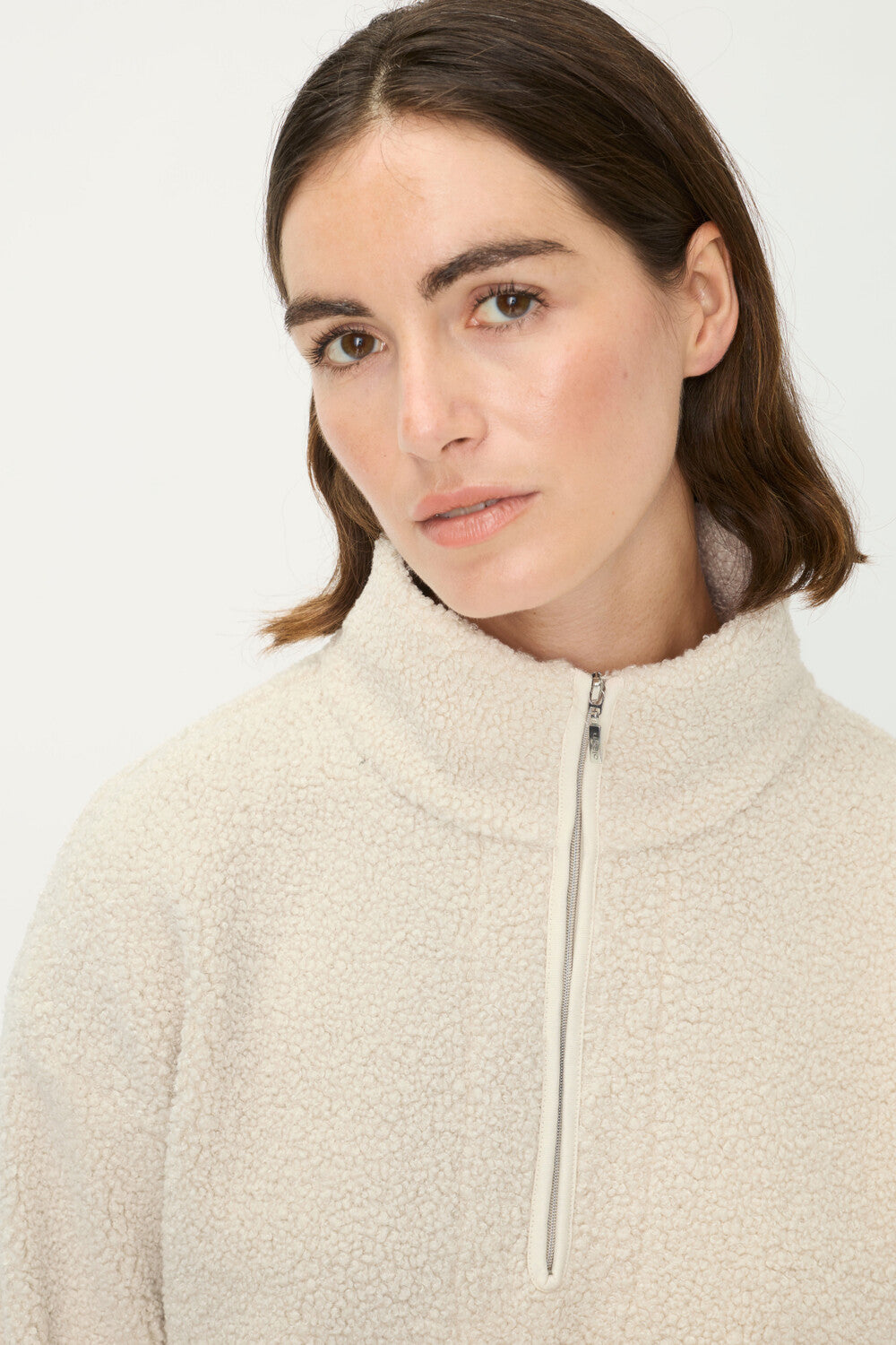Almond Beige Sweatshirt - 11201677
