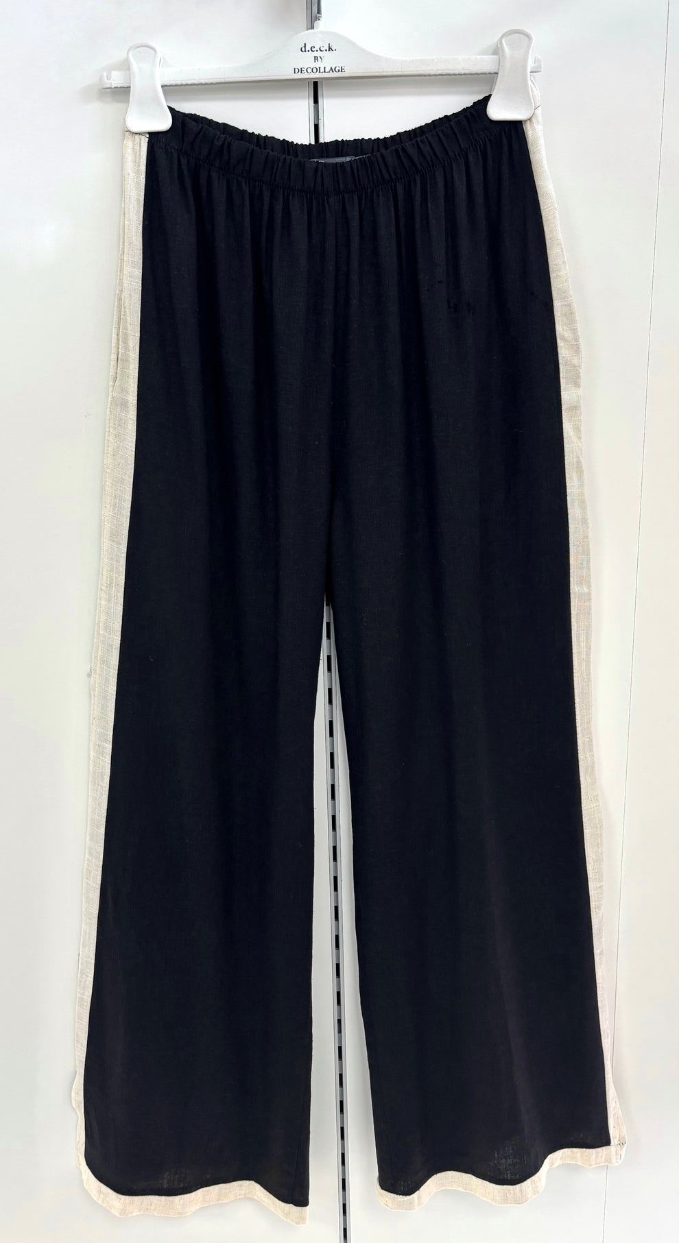 Black & Beige Trousers - 12660