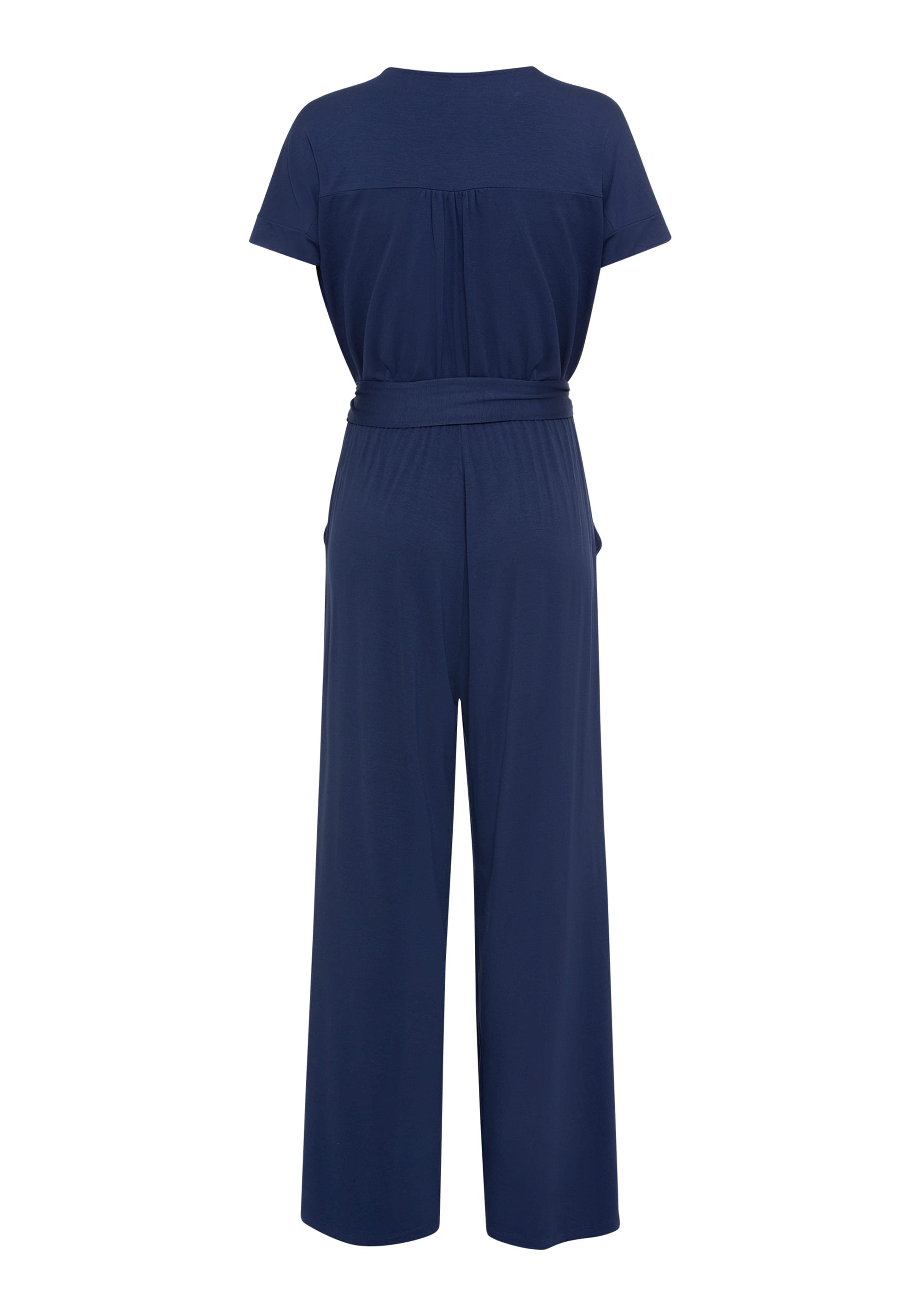 Blue Wide Leg Jumpsuit - 14002201