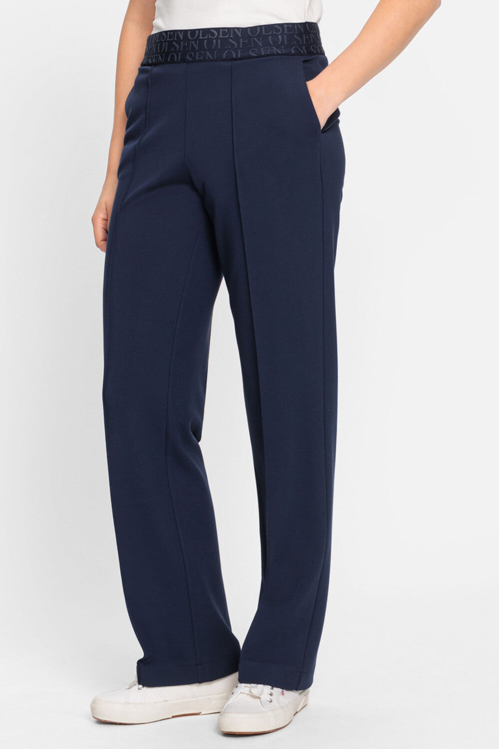 Ink Blue Casual Pants - 14002417