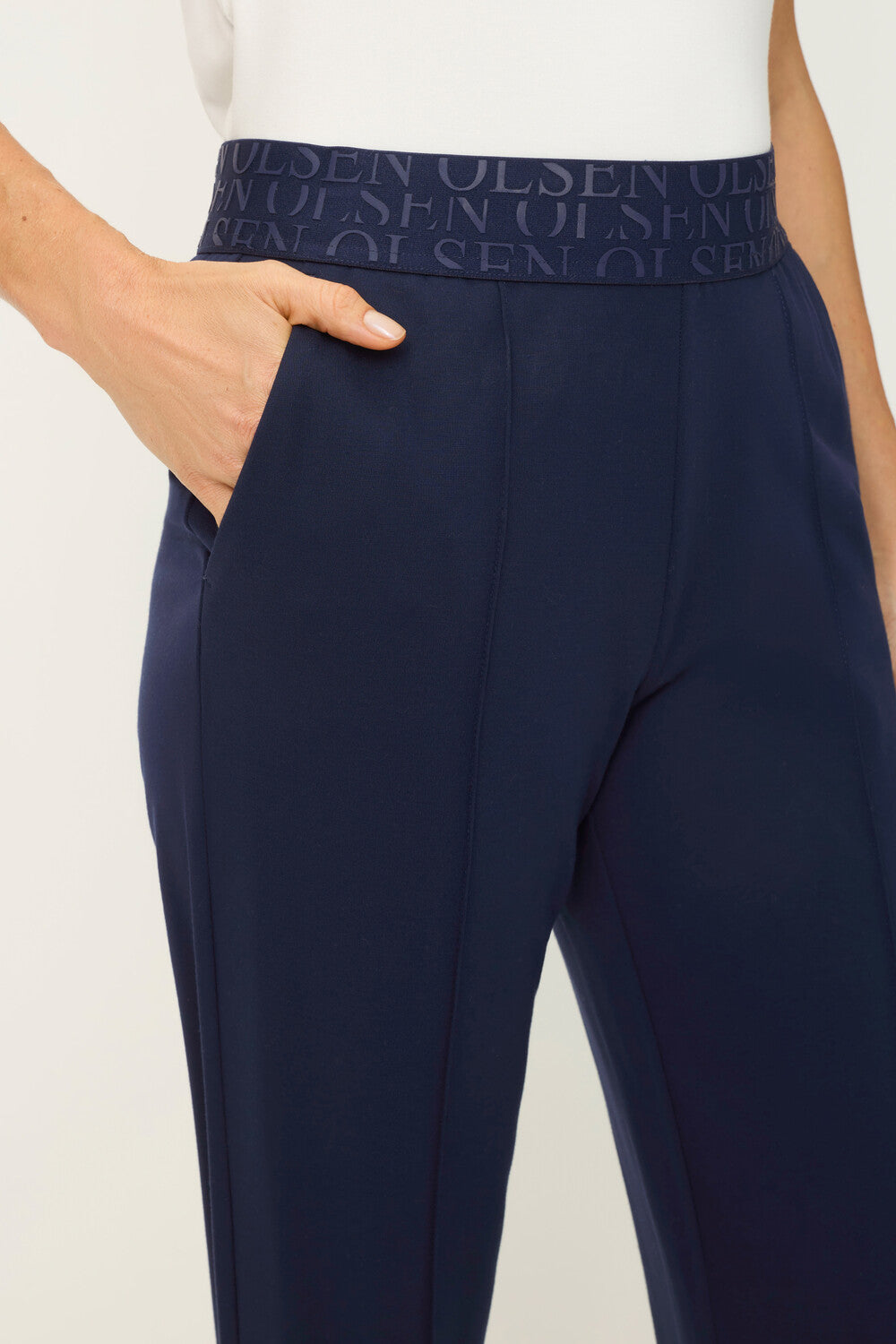 Ink Blue Casual Pants - 14002417