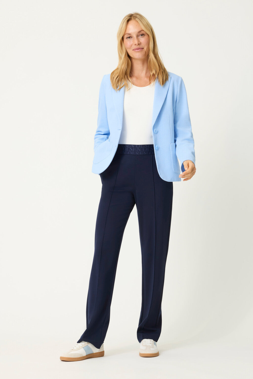 Ink Blue Casual Pants - 14002417