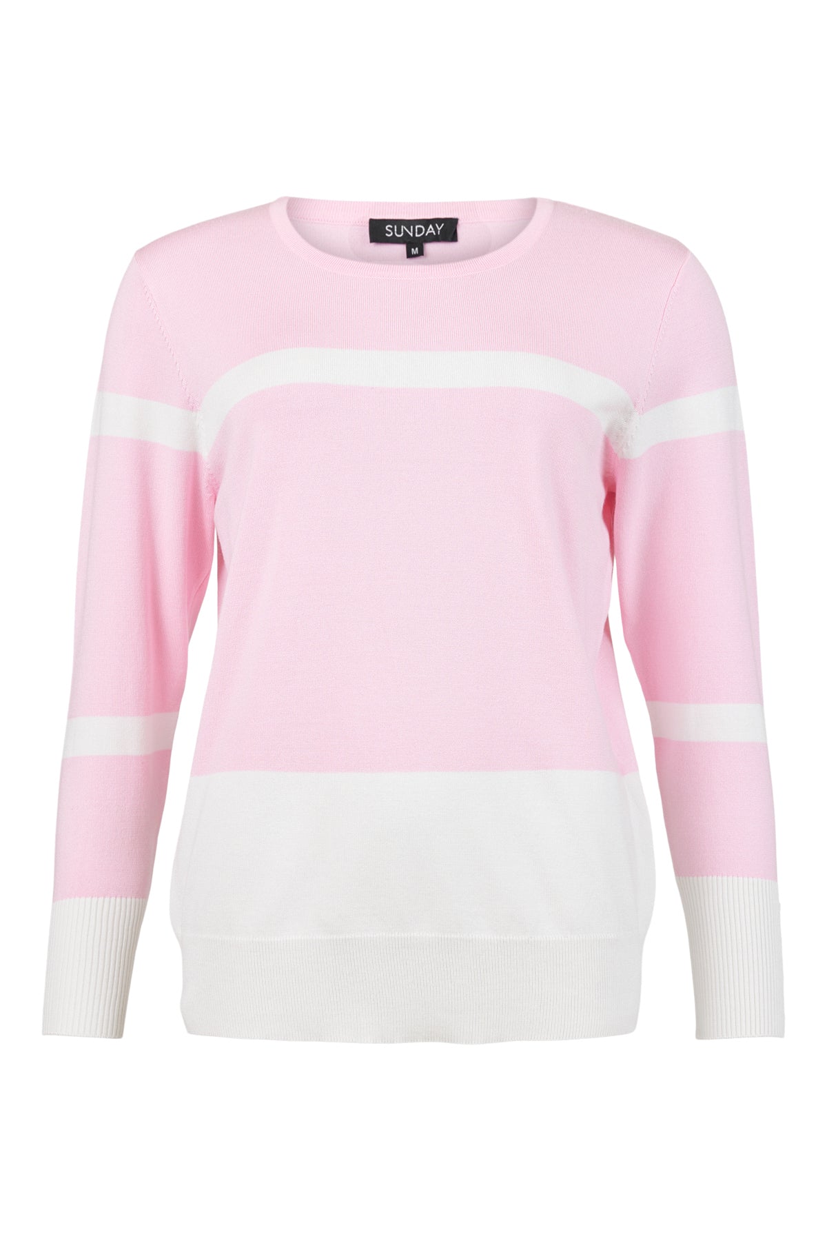 Pink & White Sweater - 6429