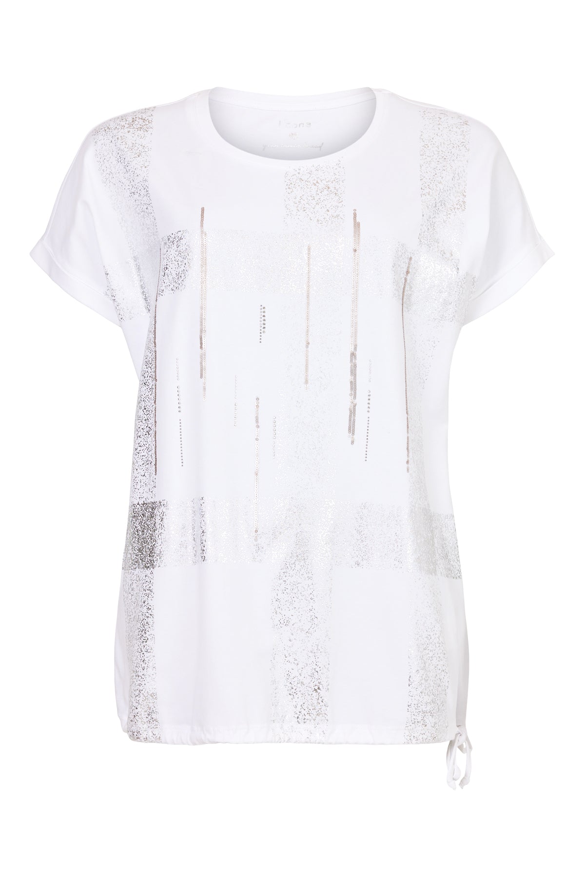 White Sequin Top - 64329