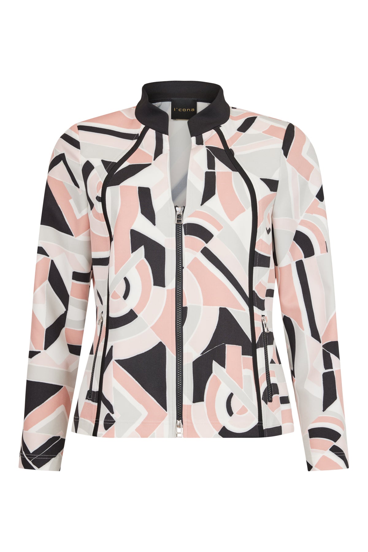 Printed Zip Jacket - 67324