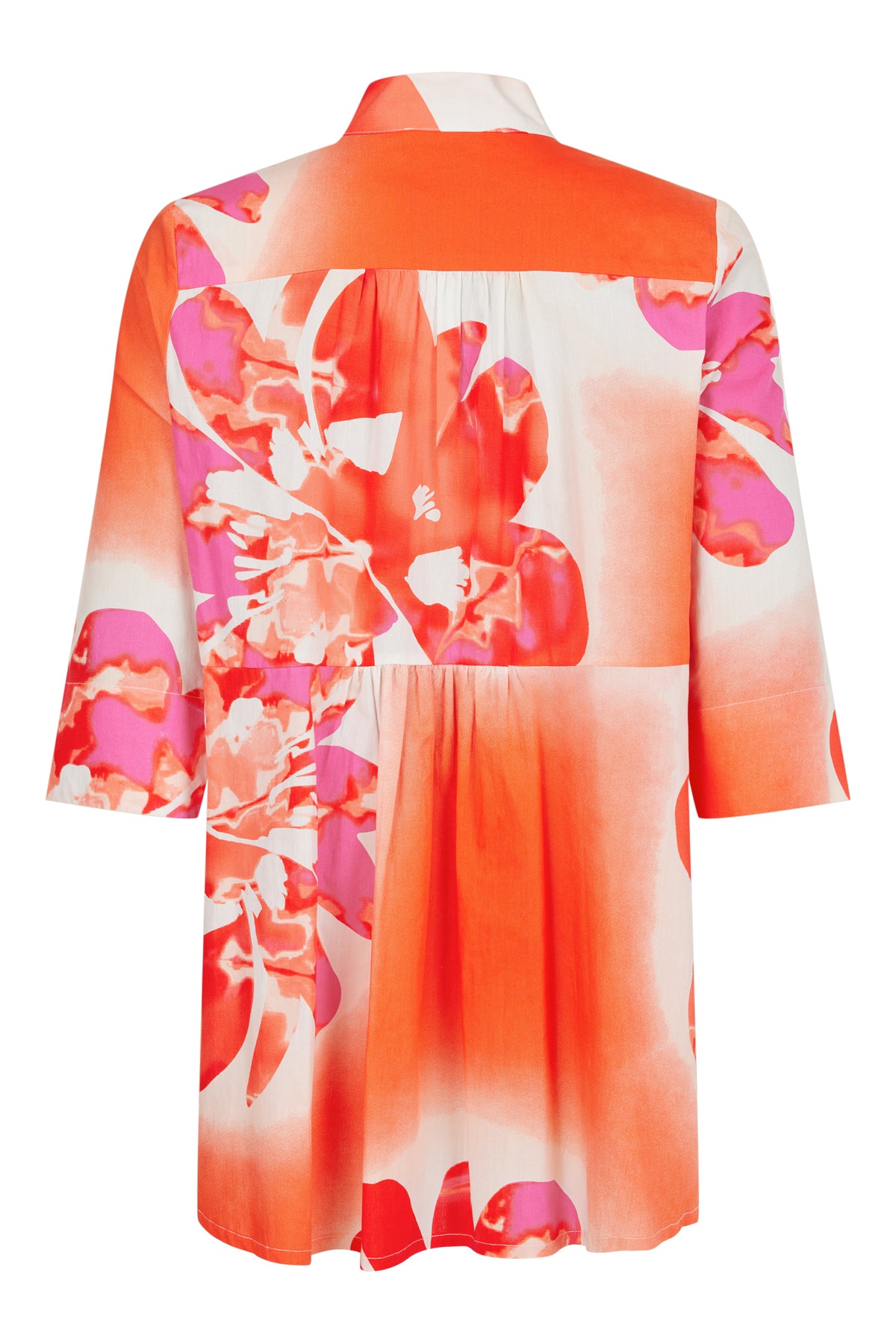 Orange Floral Shirt - 86223