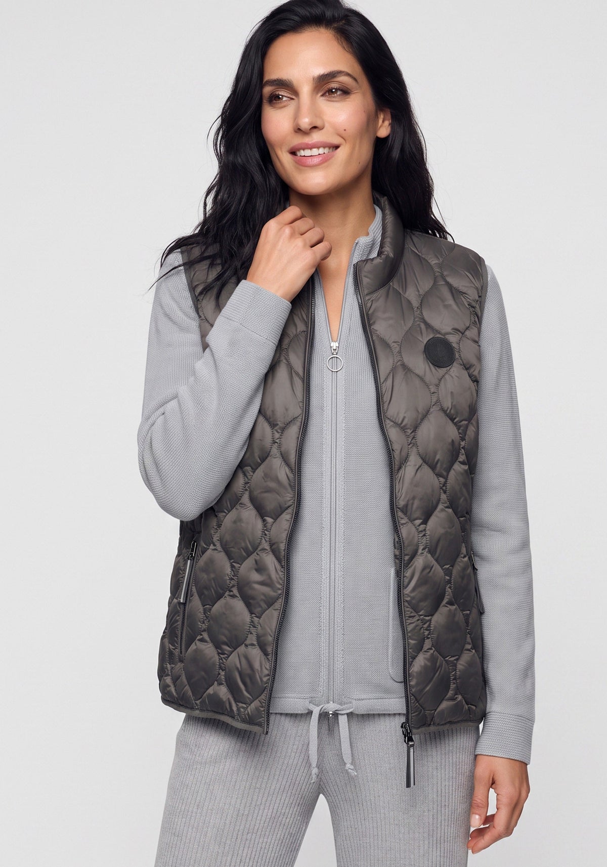 Light Pearl Padded Gilet - 15101457