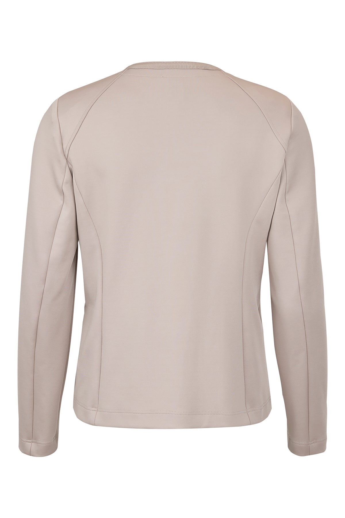 Taupe Jersey Zip Jacket - 67394