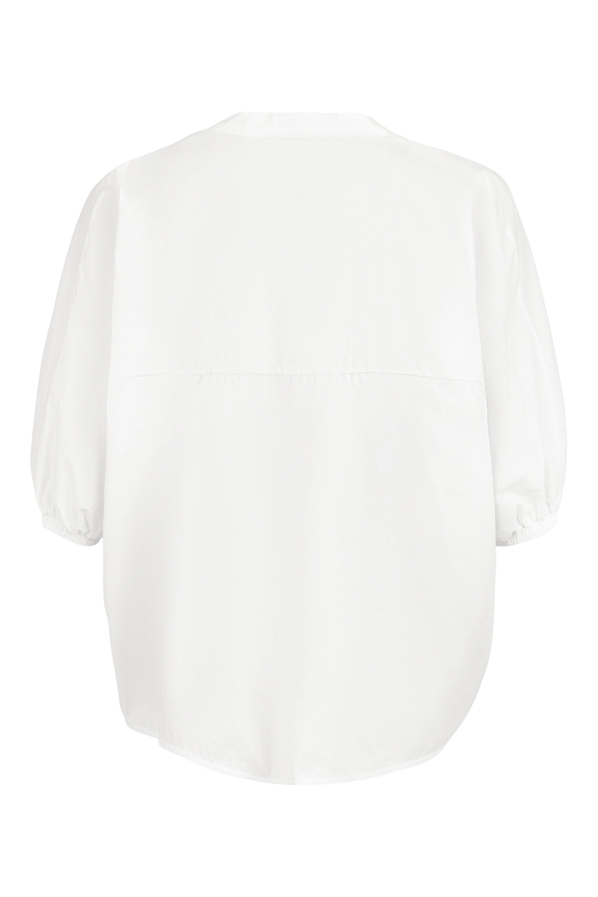 White Hi-Lo Blouse - 84006