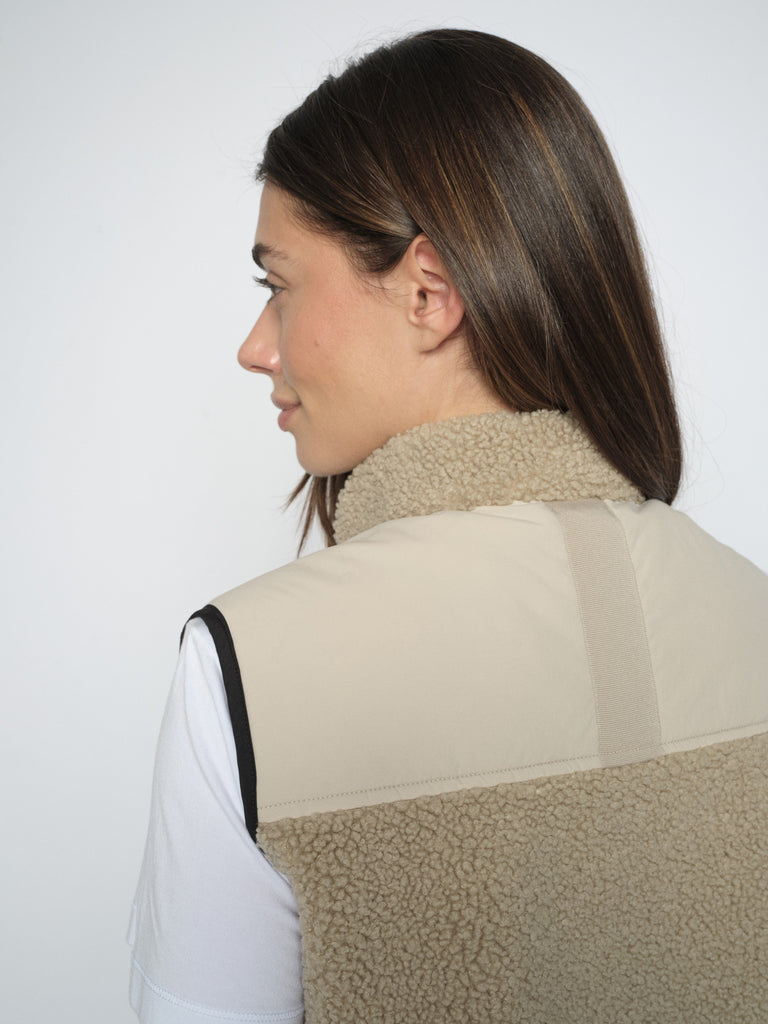 Feather Grey Rowe Eli Teddy Vest - 179570