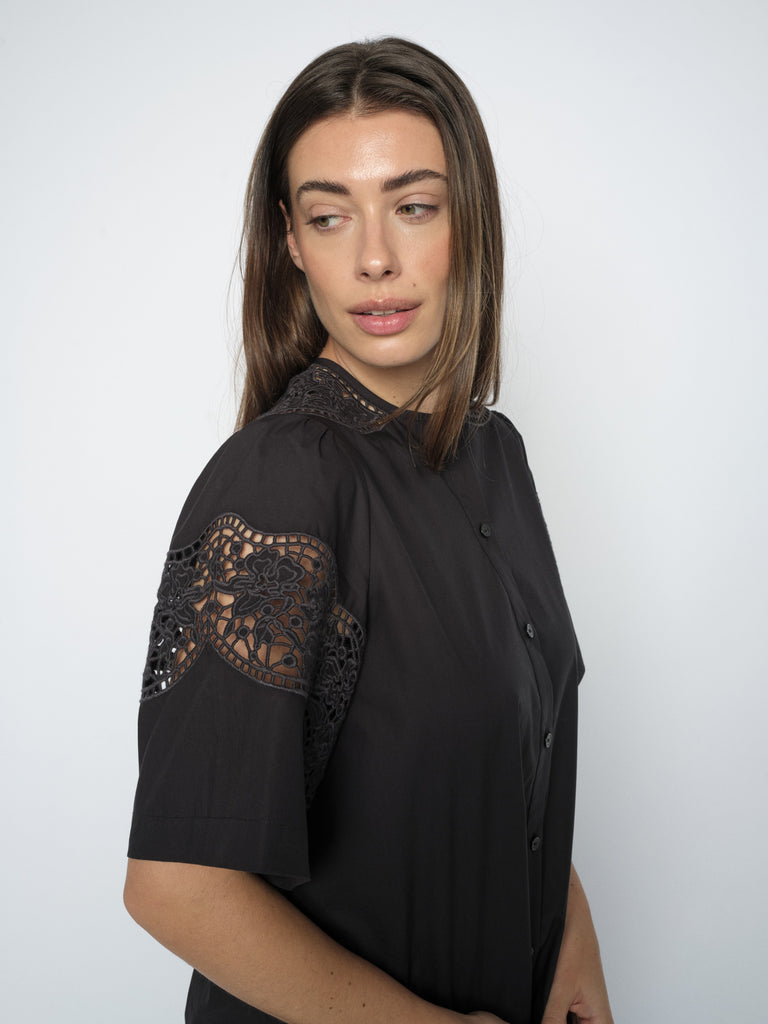 Black Rooma Cotoni Shirt - 179730