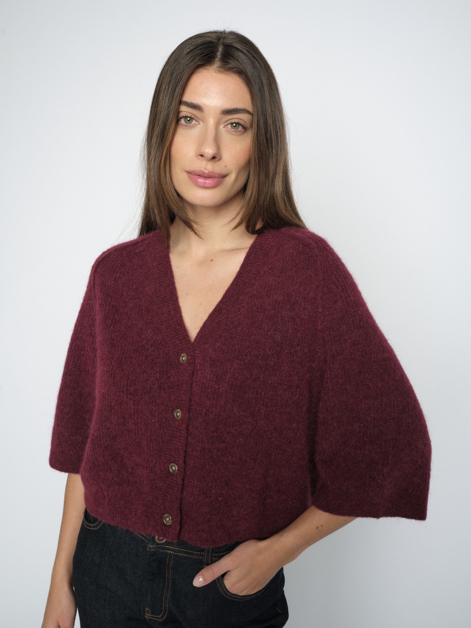 Cabernet Thora Lizet Knit Cardigan - 180440