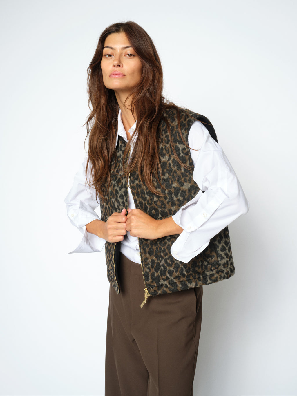 Elise Leo Black Vest - 181440