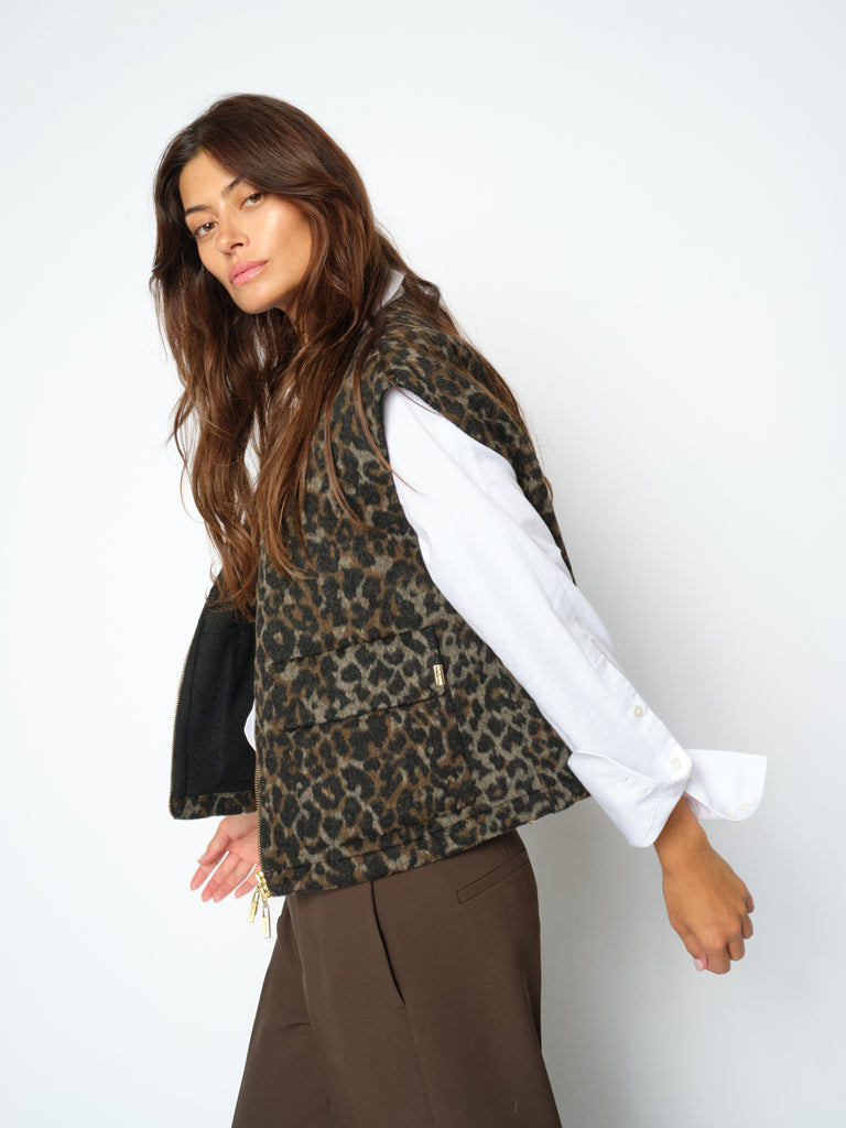 Elise Leo Black Vest - 181440