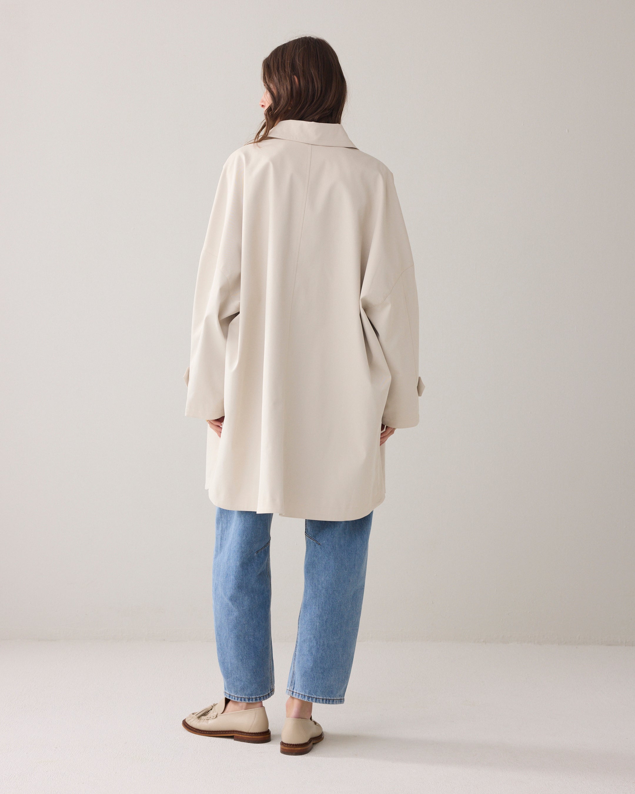 Ivory Oversize Coat - 1S1280