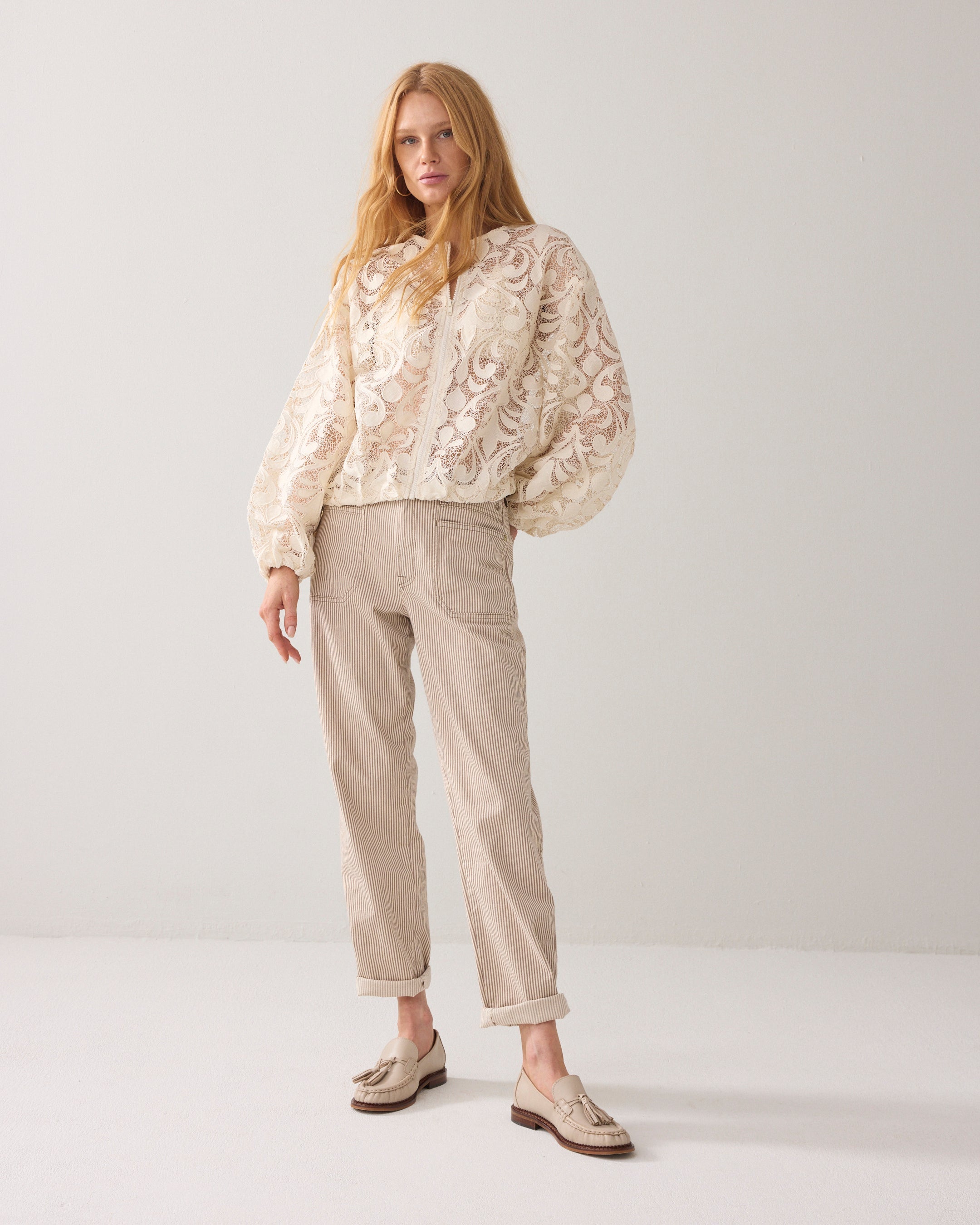 Ivory Lace Jacket - 1S1298