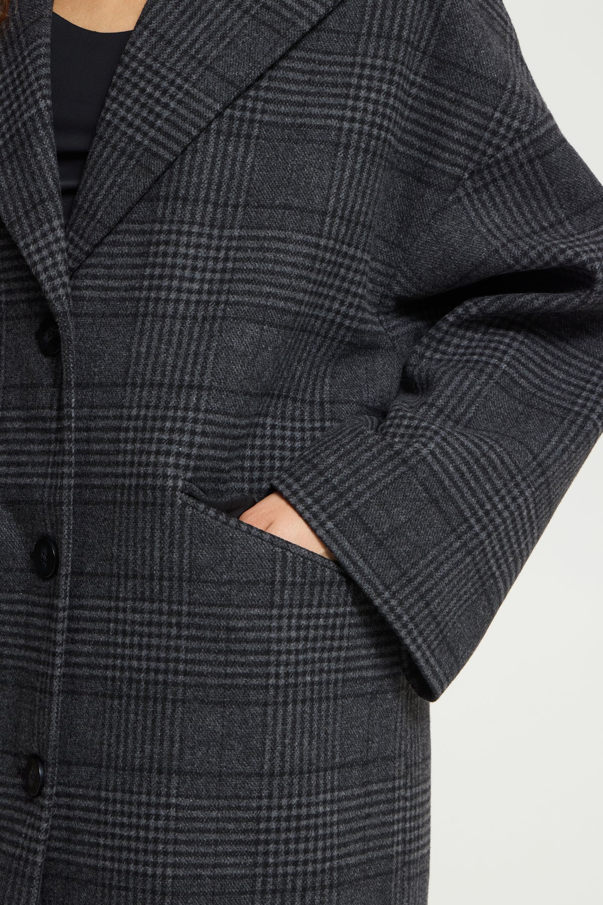 Emmalu Phantom Check Coat- 20118989