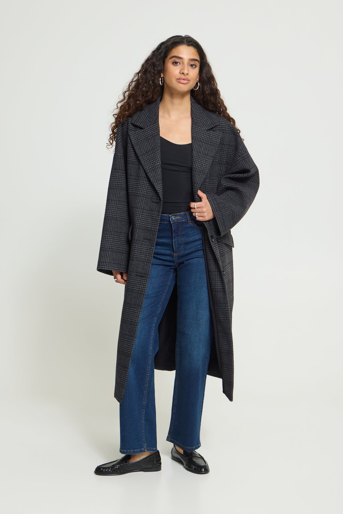 Emmalu Phantom Check Coat- 20118989