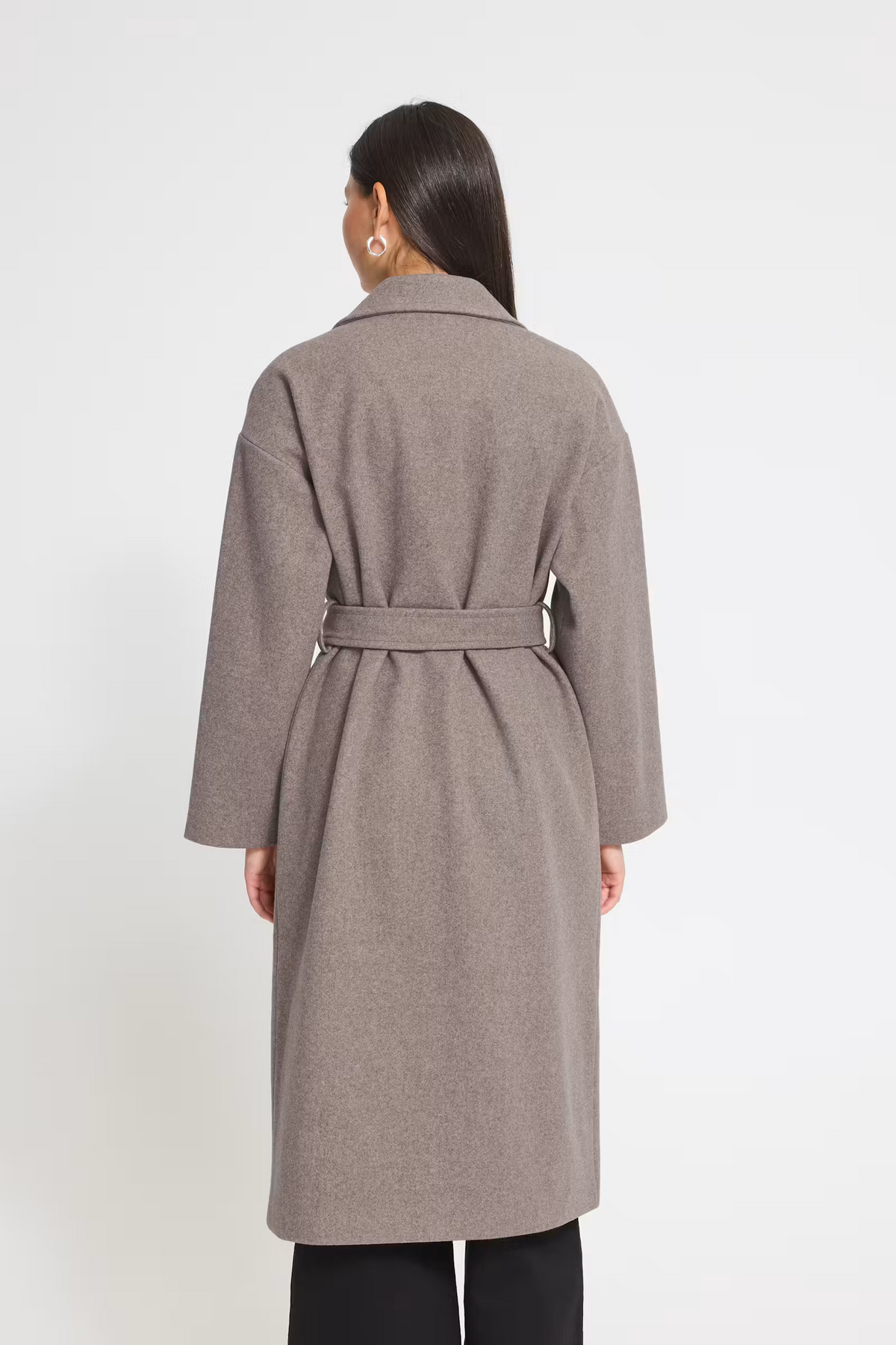 Jannet Taupe Grey Coat - 20123144