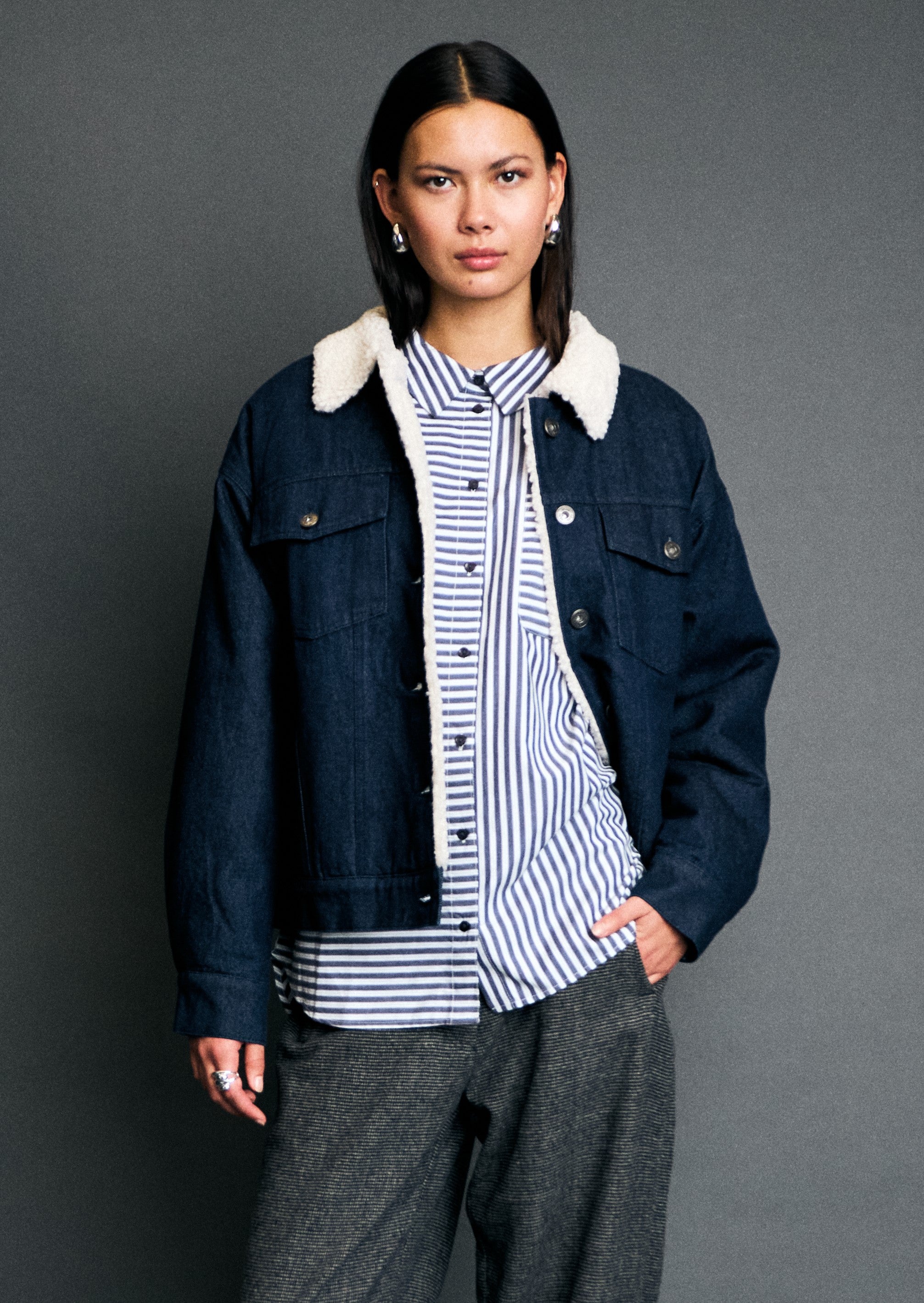 Evinoa Blue Stripe Shirt - 20124125