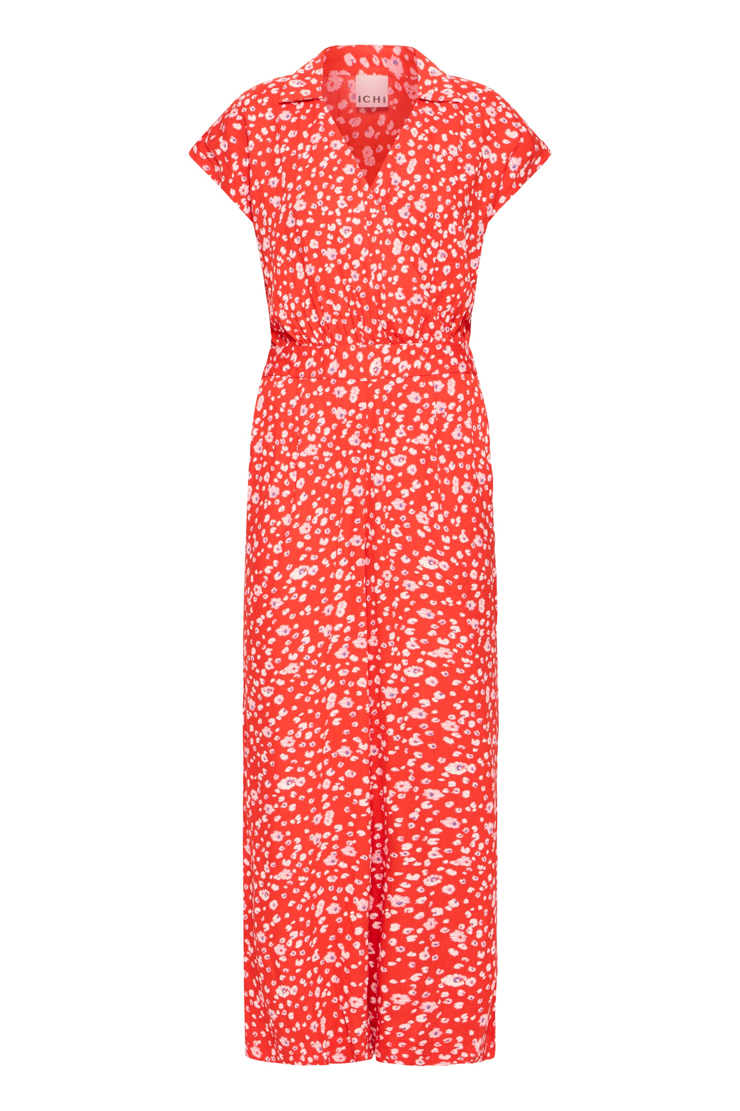 Marrakech Fiery Red Flower Jumpsuit - 20125573