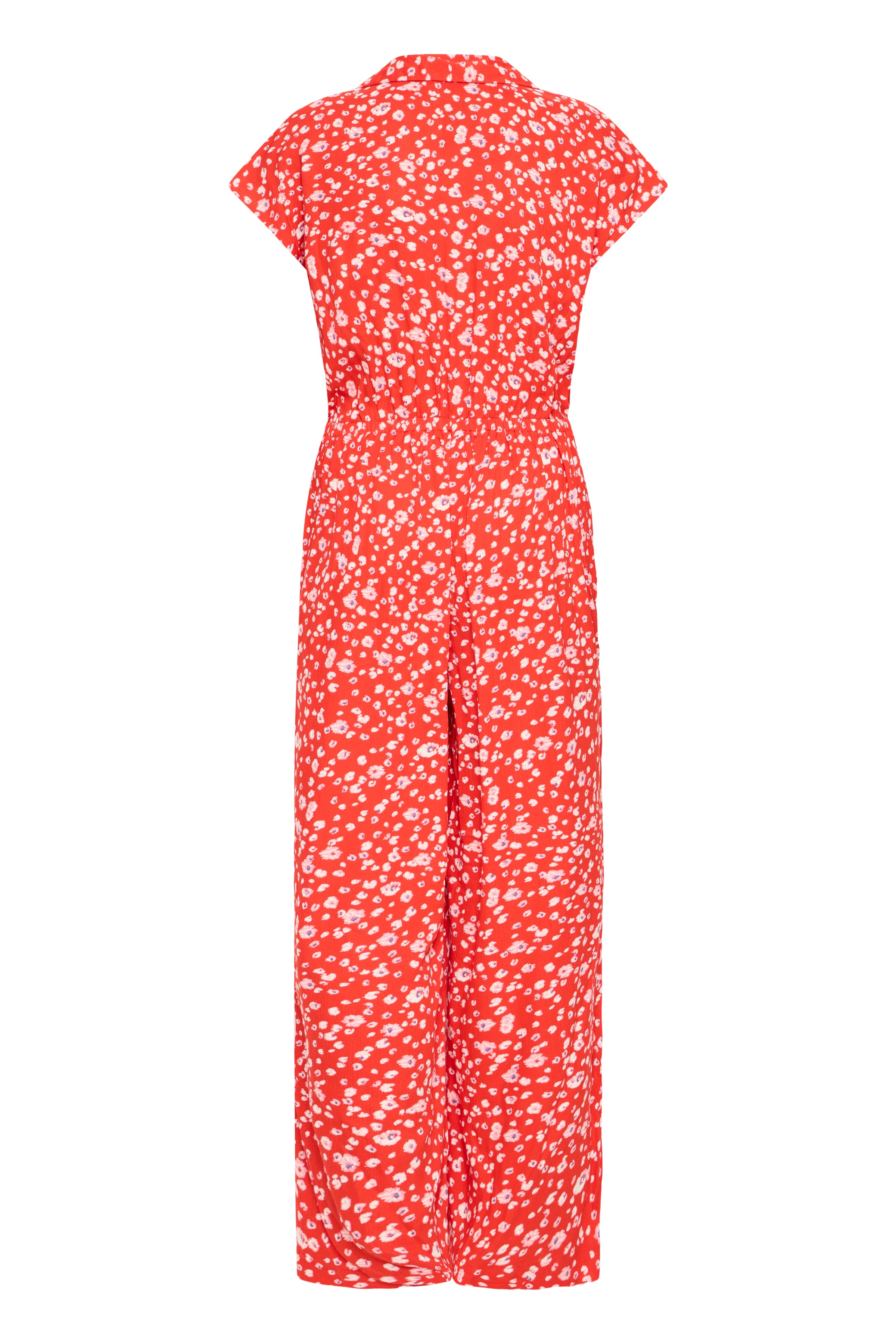Marrakech Fiery Red Flower Jumpsuit - 20125573