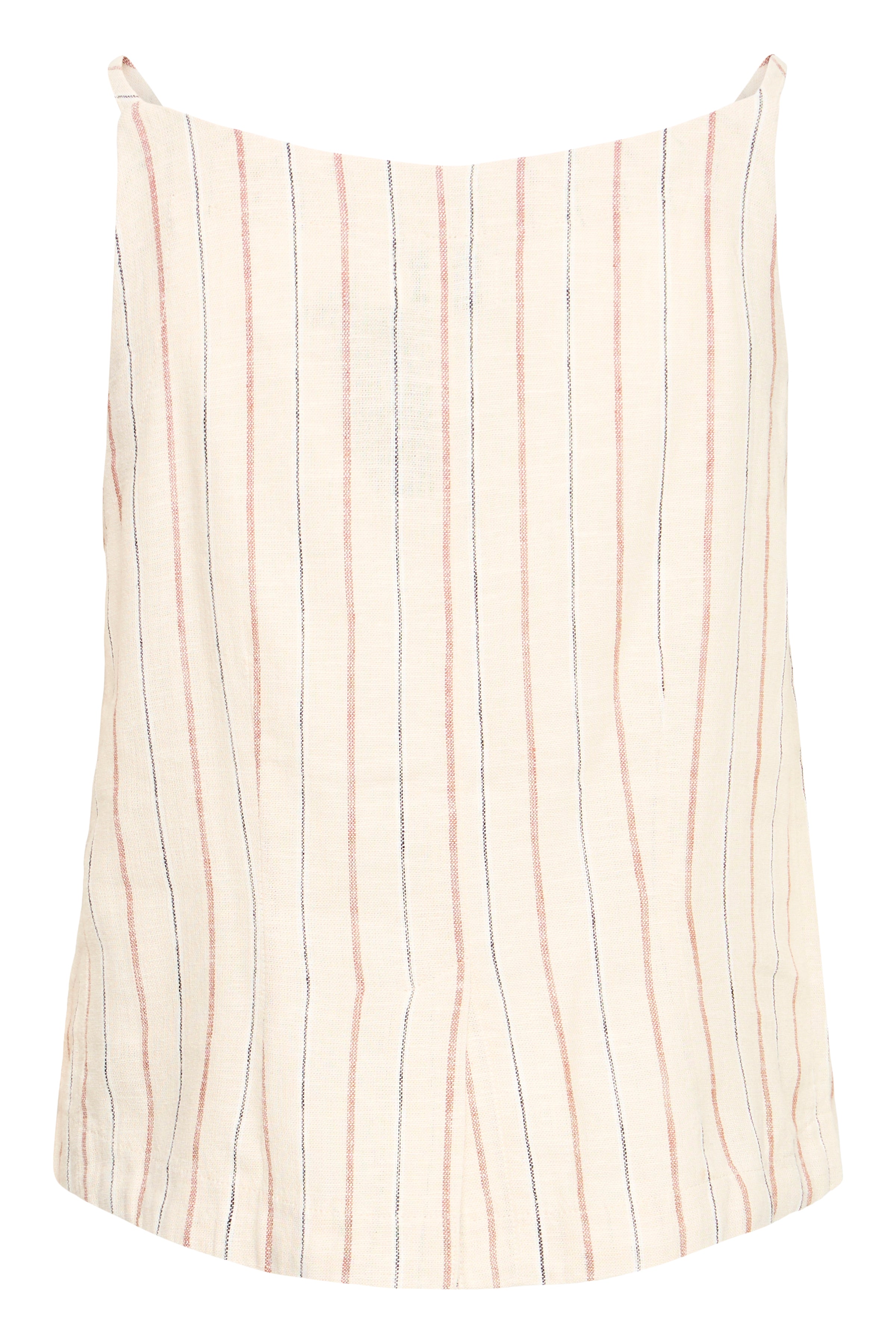 Linno Brown Stripe Waistcoat - 20125592