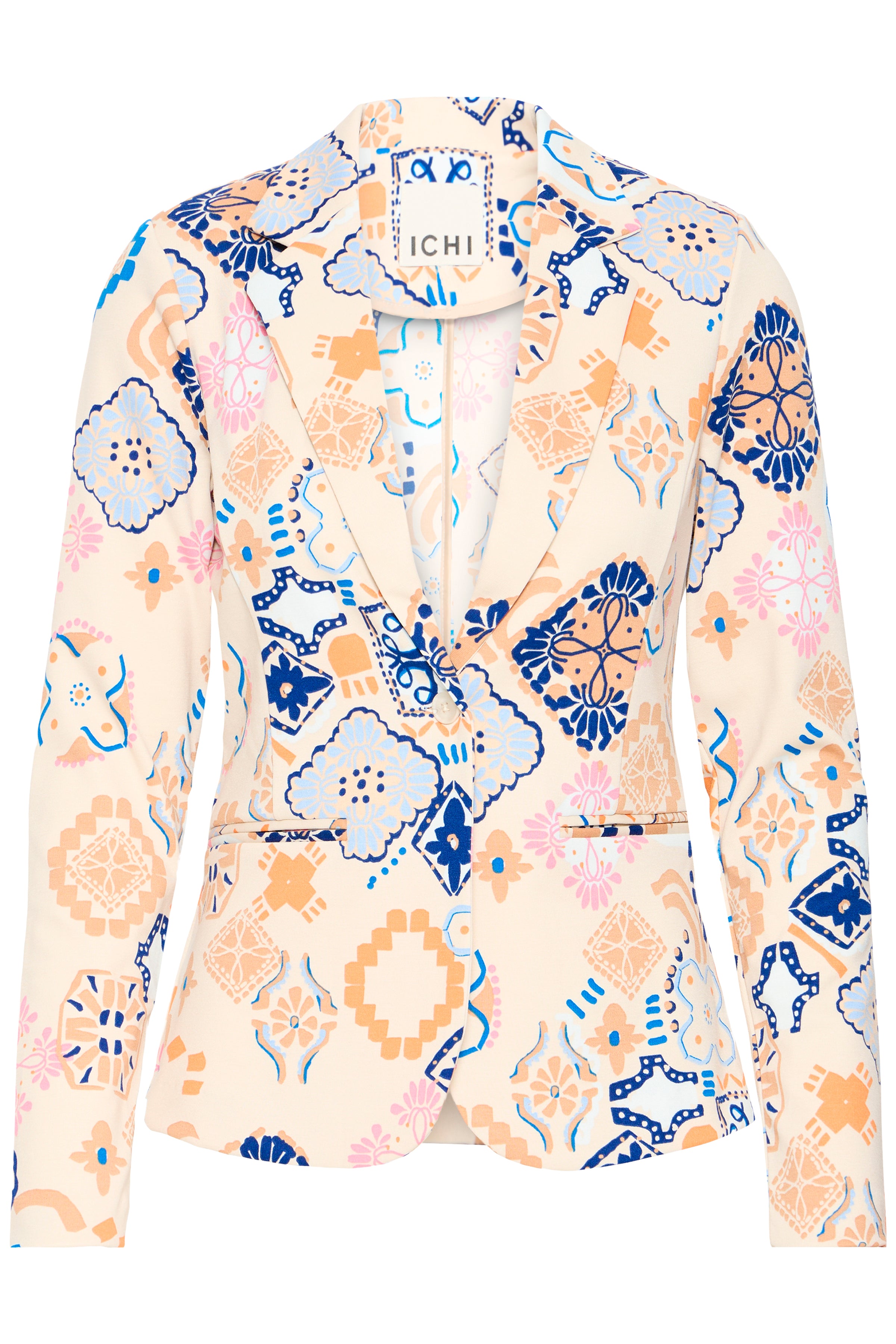 Kate Print Graphic Tile Blazer - 20125625