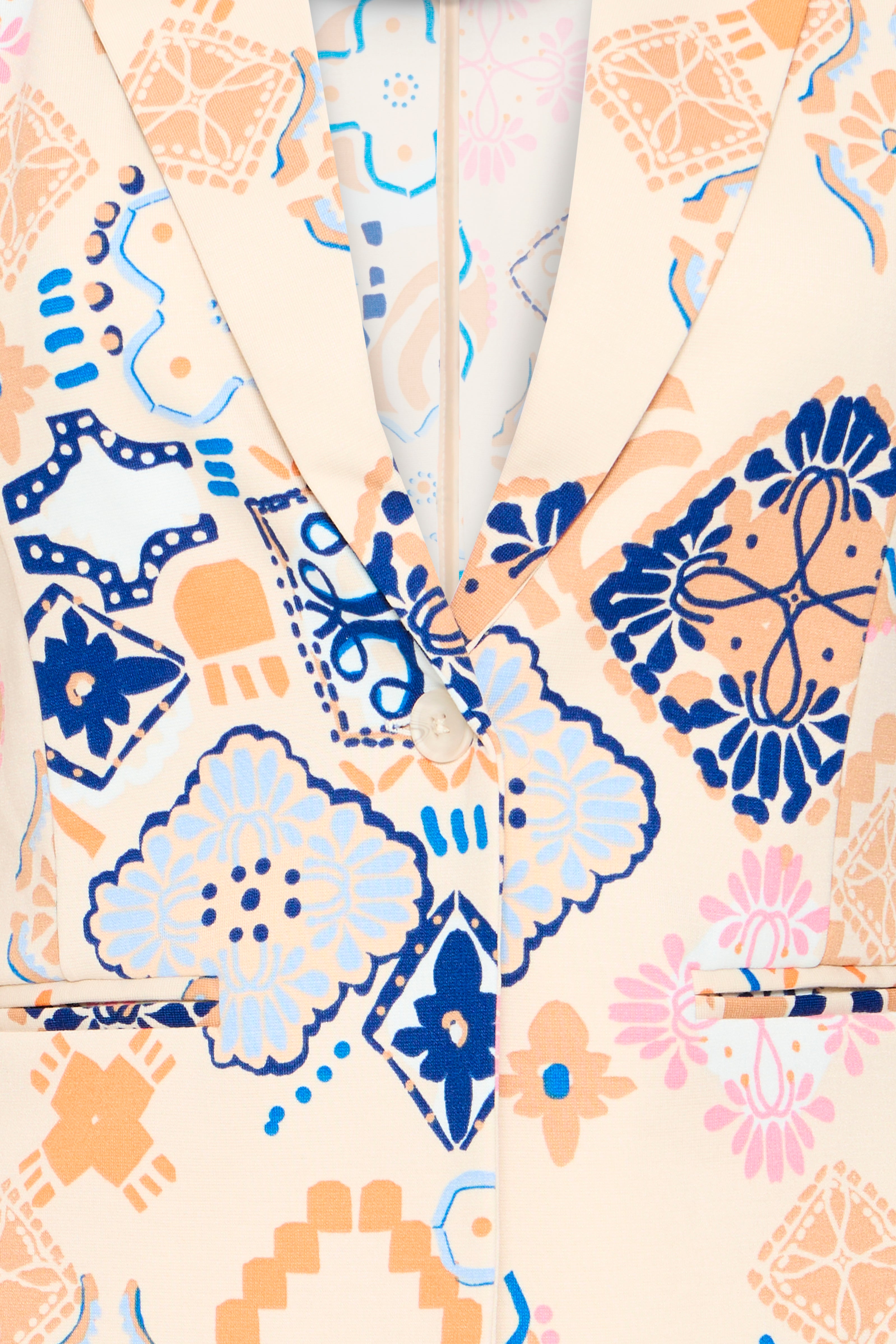 Kate Print Graphic Tile Blazer - 20125625