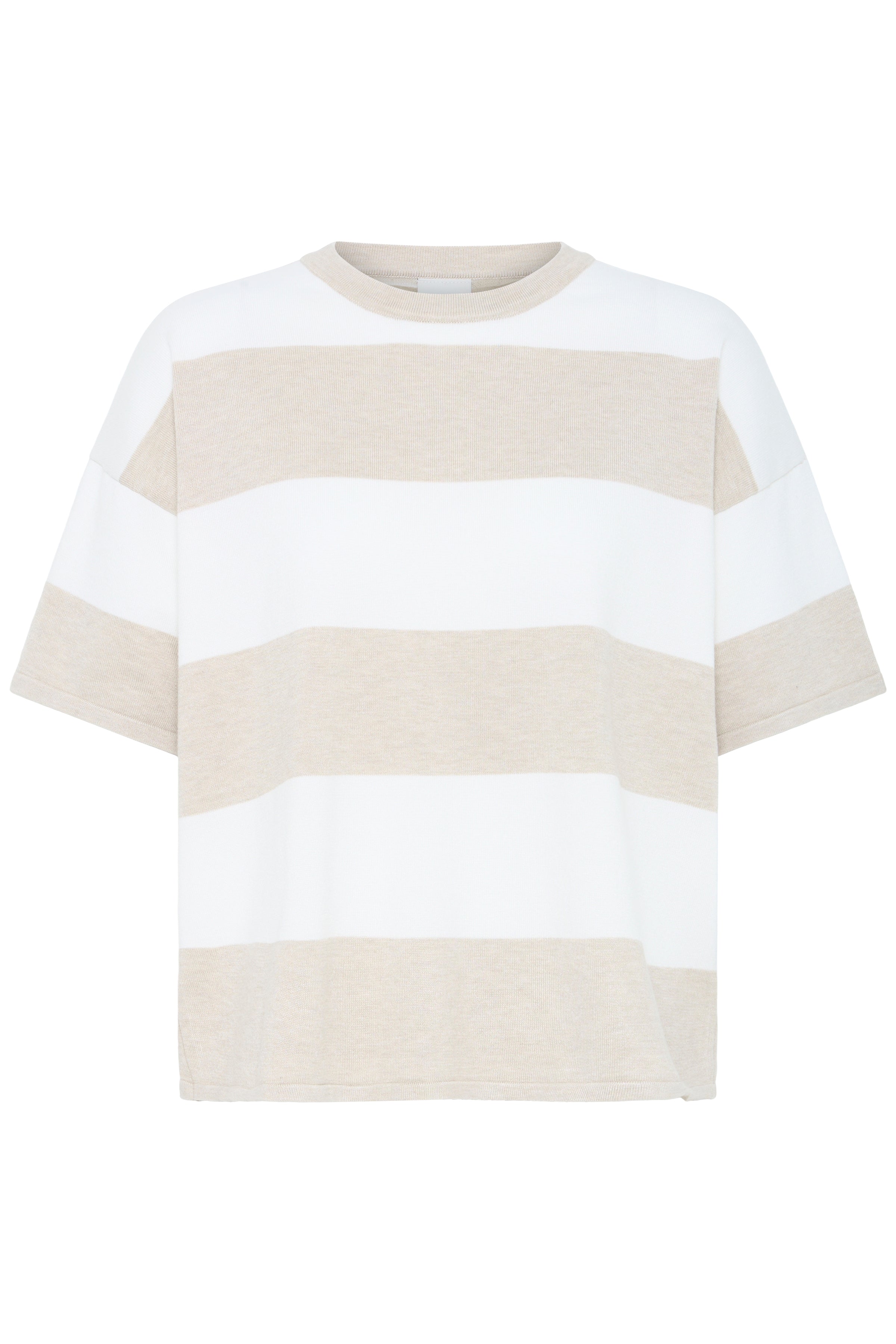 Luls Wide Oatmeal Stripe Top - 20125817